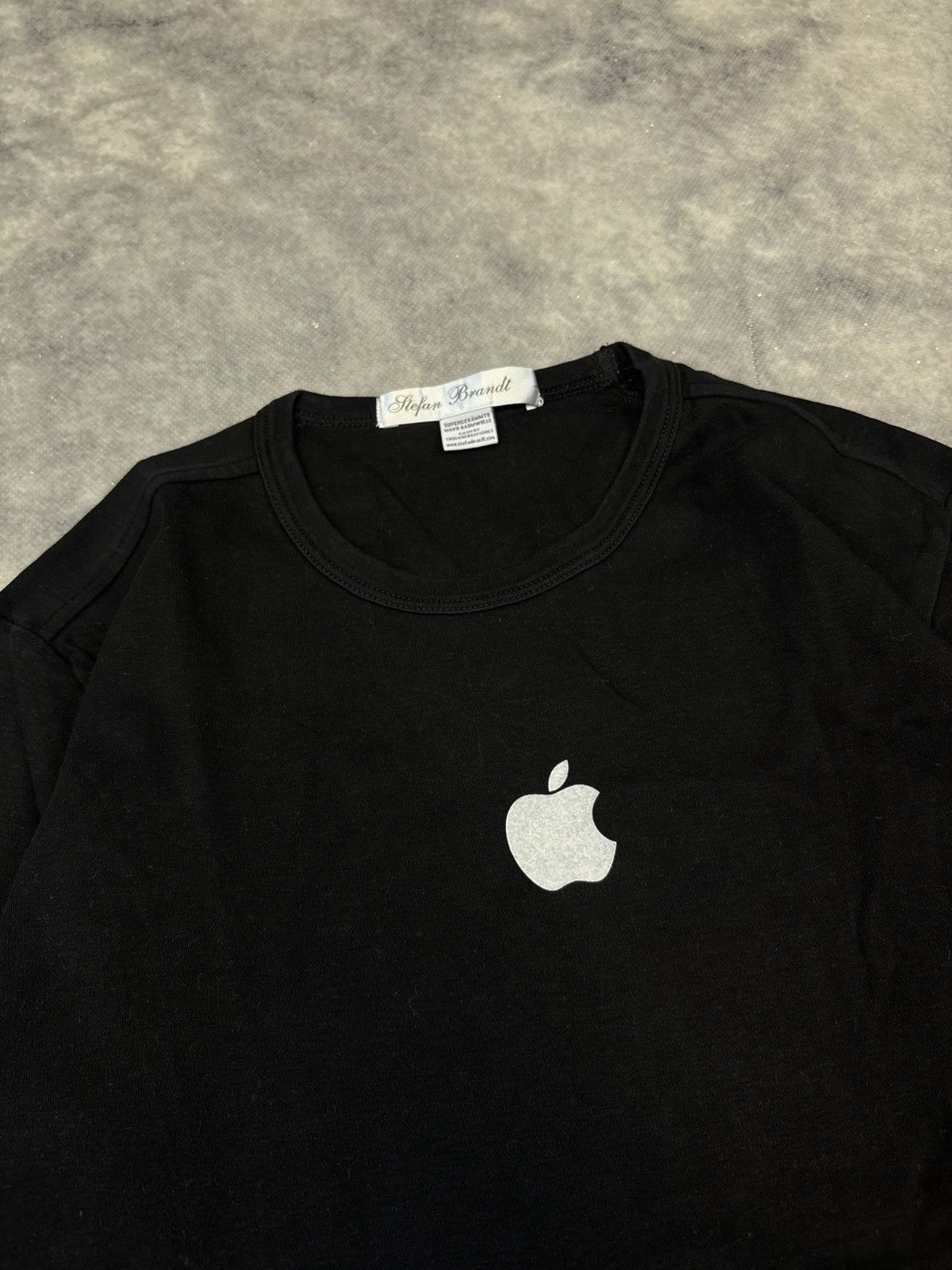 Designer × Vintage Vintage Apple Longsleeve T shirt merch 90s black big logo Size US L / EU 52-54 / 3 - 2 Thumbnail