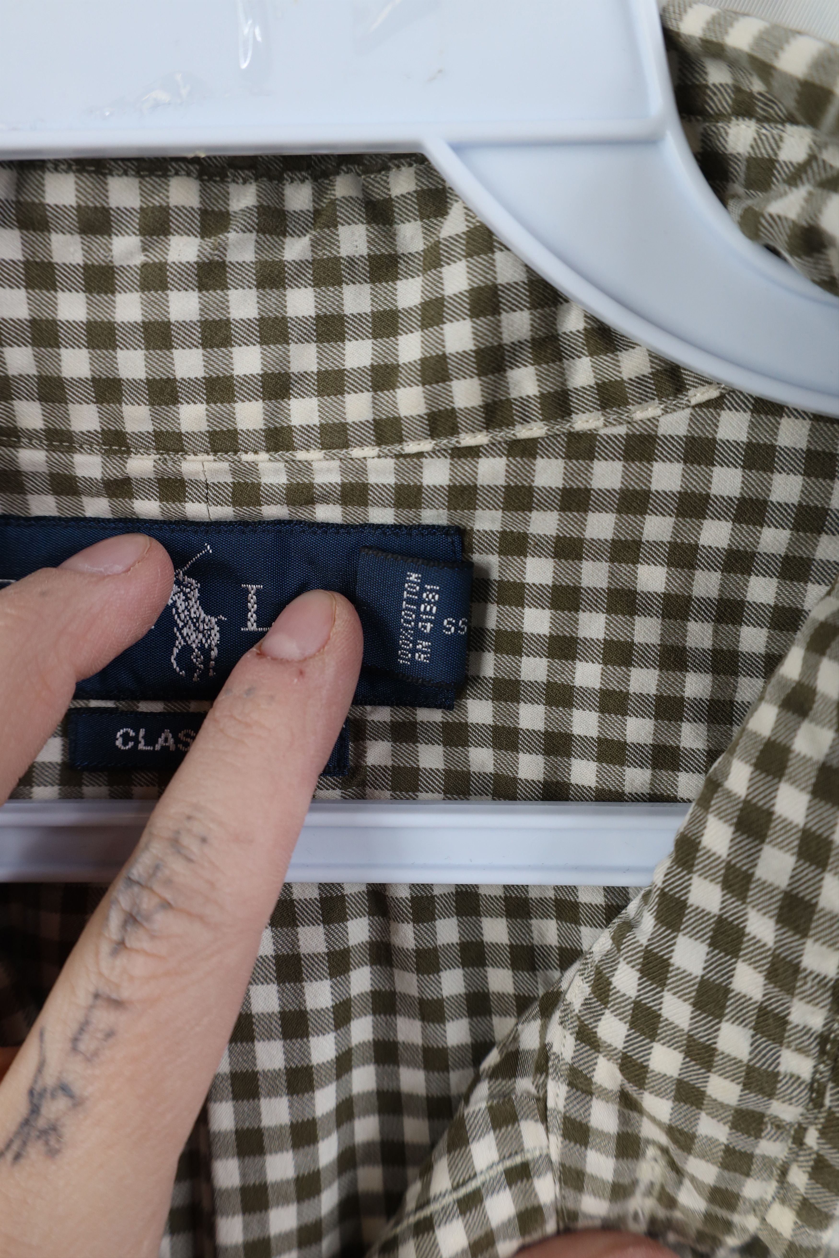 Ralph Lauren Vintage 90s Ralph Lauren Collared Button Down Shirt Cotton Size US XL / EU 56 / 4 - 8 Thumbnail