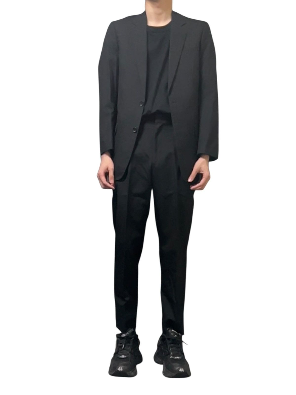 Comme des Garcons 386 06AW 00s comme des garcons homme deux suit men black Size 38R - 24 Thumbnail