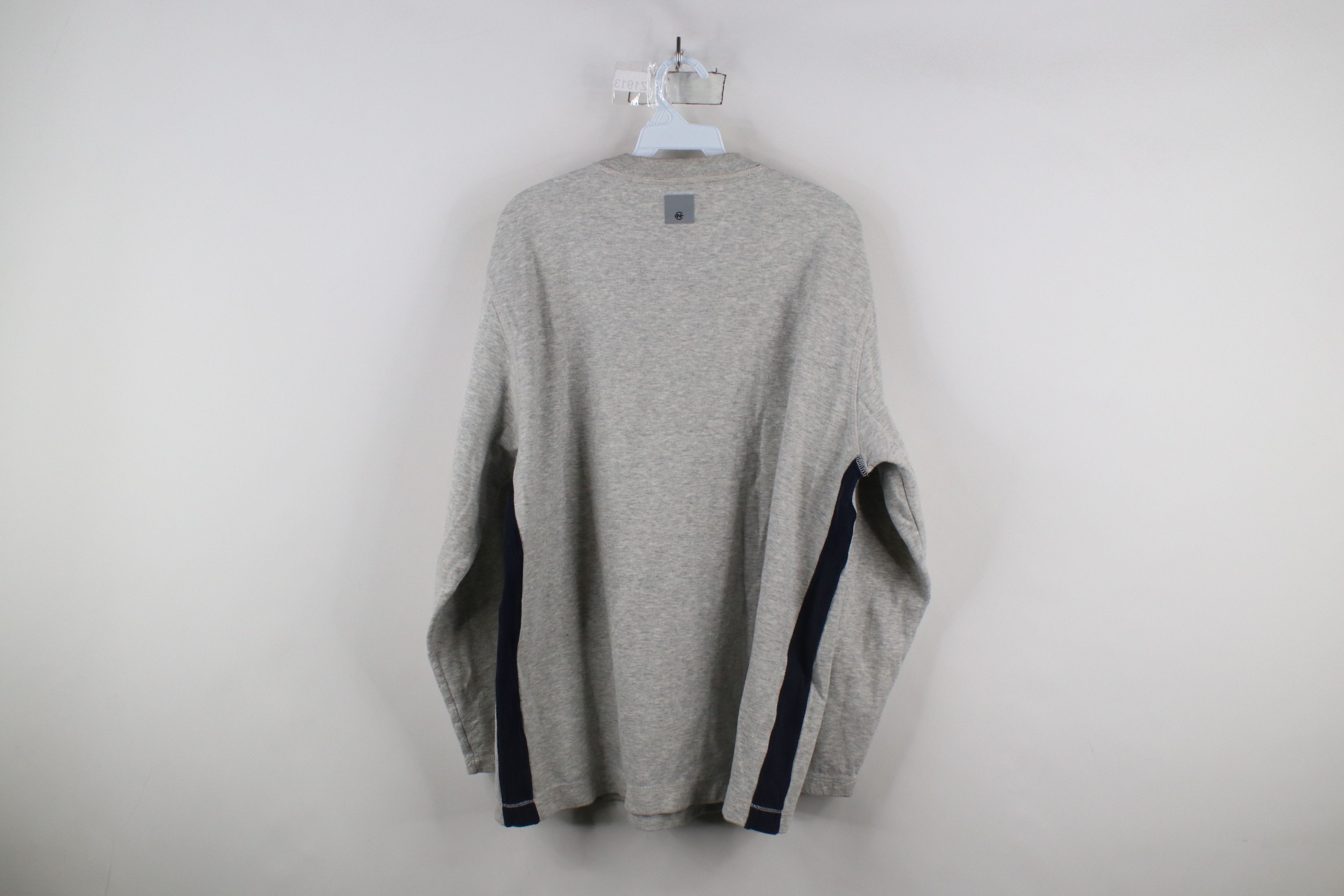 Nautica × Vintage Vintage 90s Nautica Competition Knit Long Sleeve T-Shirt Size US L / EU 52-54 / 3 - 11 Thumbnail