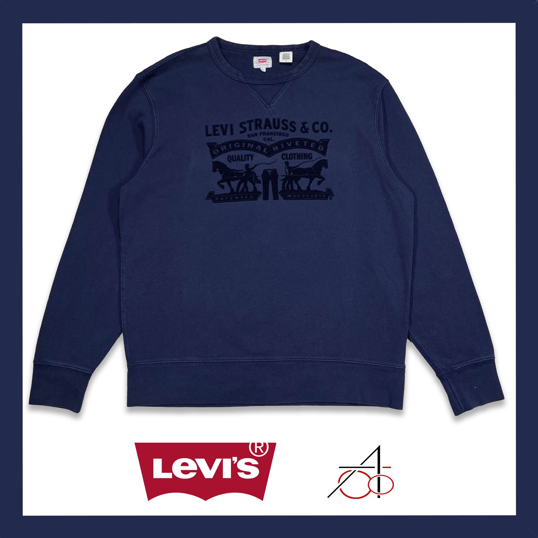Levi's Levis Sweatshirt With Classic Logo • M size Size US M / EU 48-50 / 2 - 1 Thumbnail