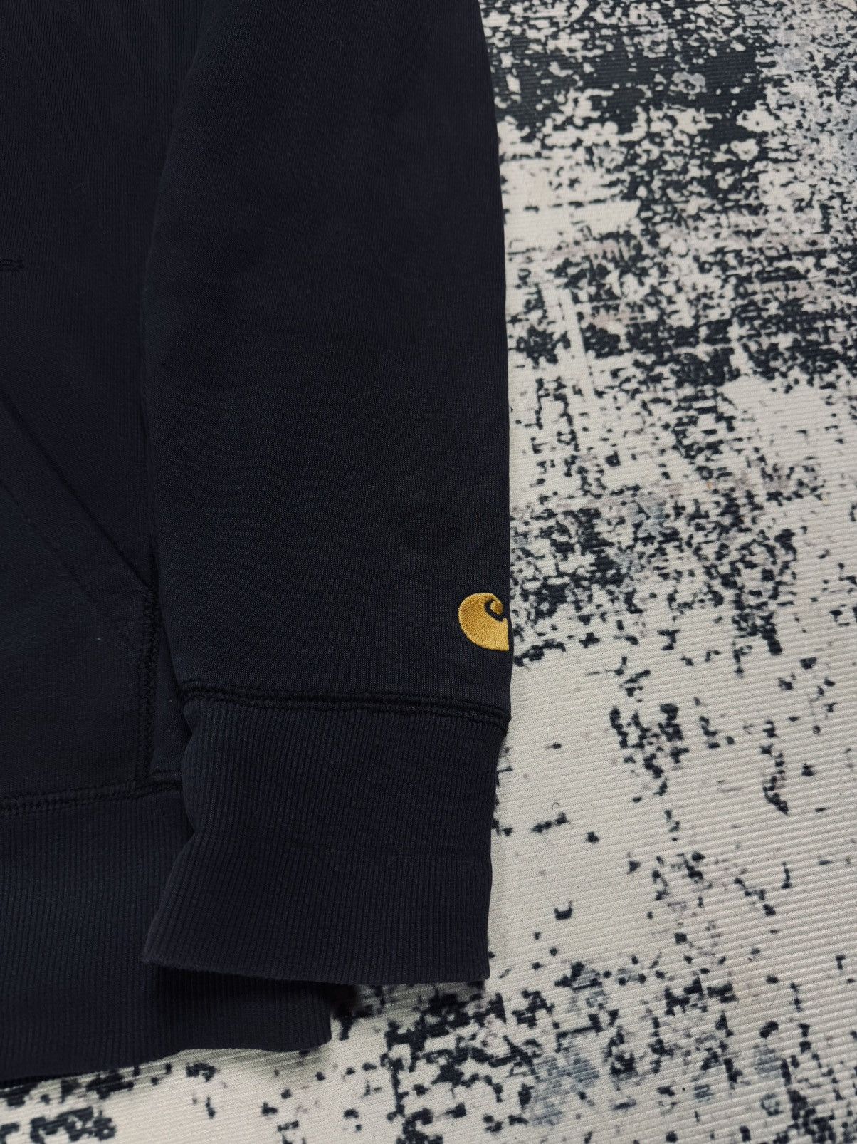 Carhartt Carhartt WIP Chase Hoodie Logo Sweatshirt Black S Size US S / EU 44-46 / 1 - 3 Thumbnail