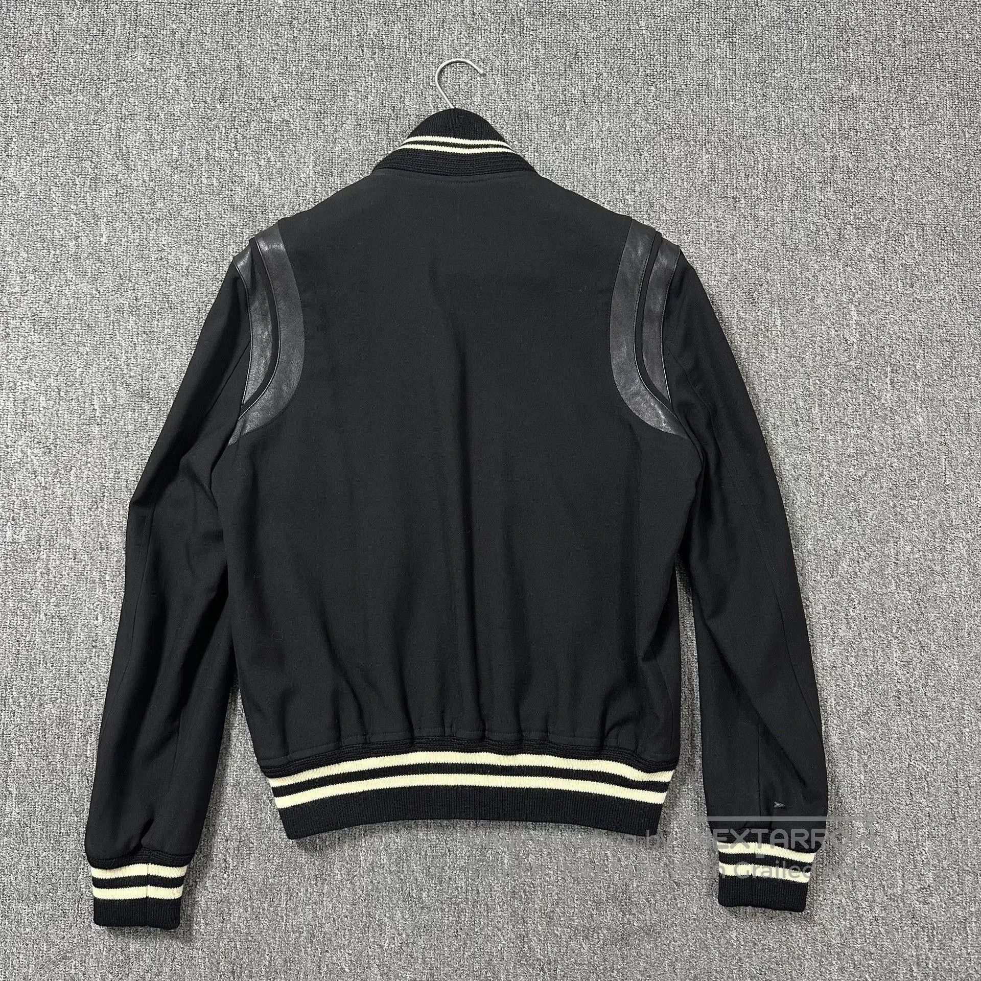 Saint Laurent Paris Saint Laurent Leather Patchwork Baseball Jacket. Size US S / EU 44-46 / 1 - 2 Thumbnail