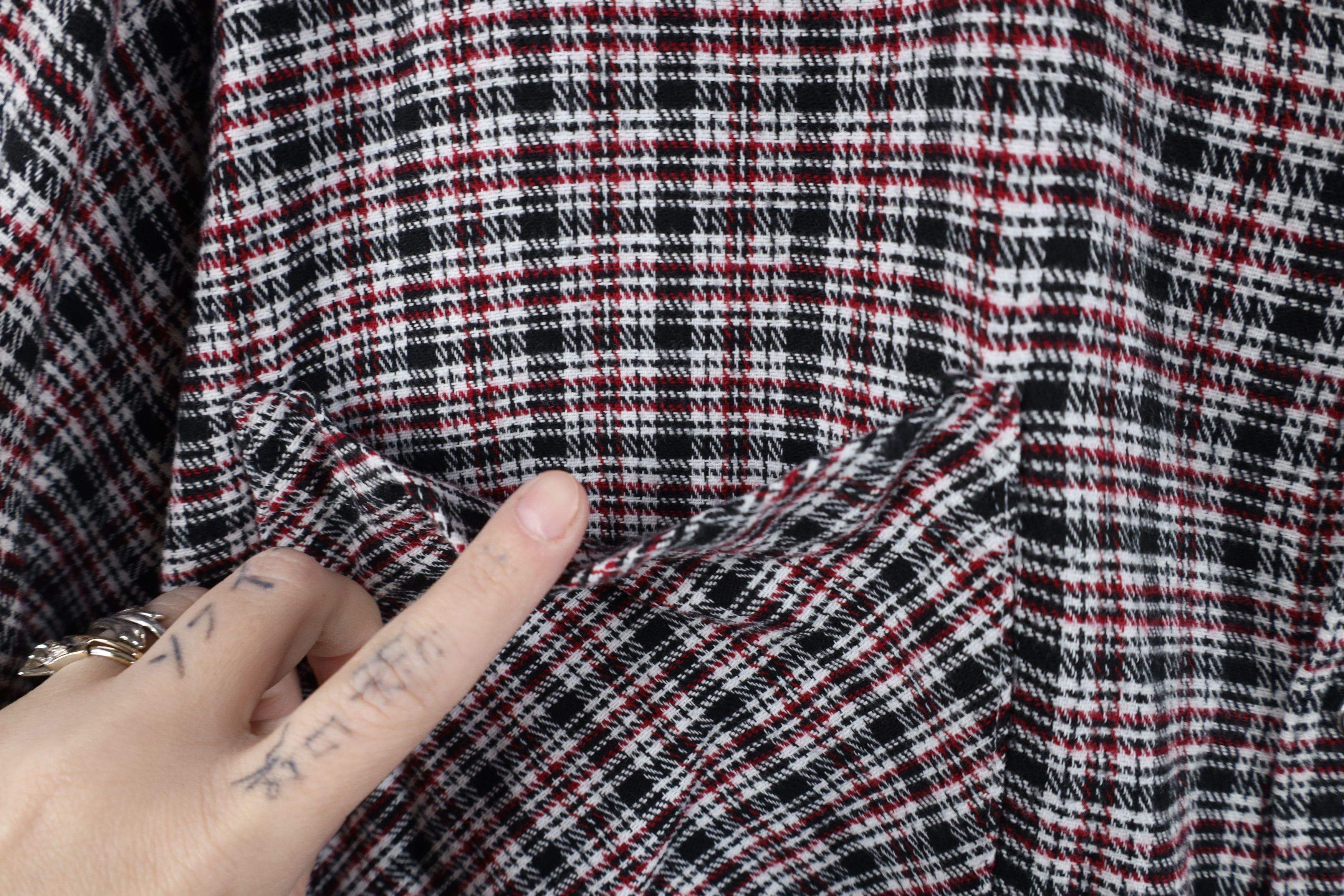 Vintage Vintage 90s Y2K Streetwear Big Pocket Flannel Collared Shirt Size US XL / EU 56 / 4 - 5 Thumbnail