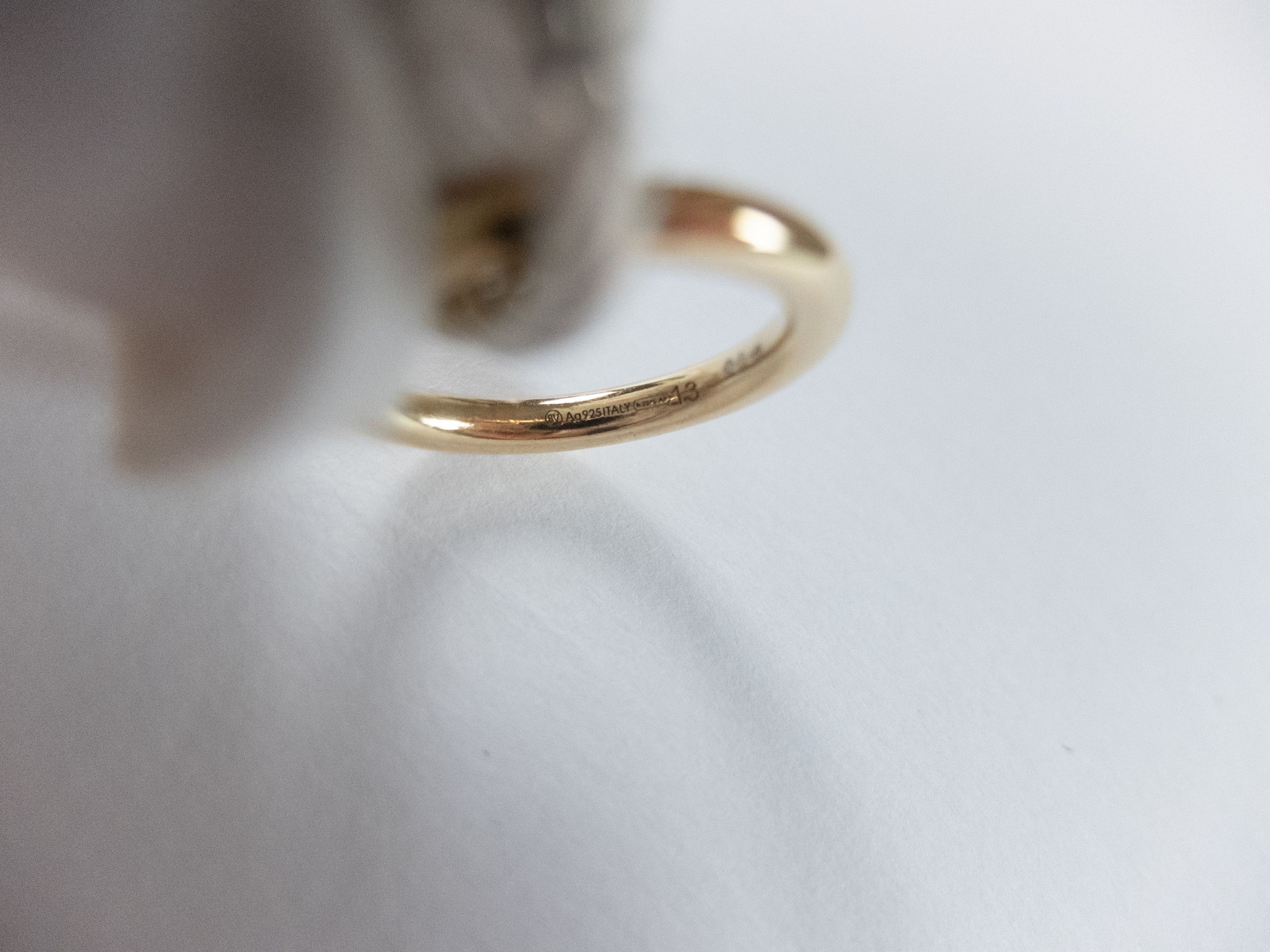 Bottega Veneta BOTTEGA VENETA Twist silver and gold tone ring 6 / 13 q Size ONE SIZE - 6 Thumbnail