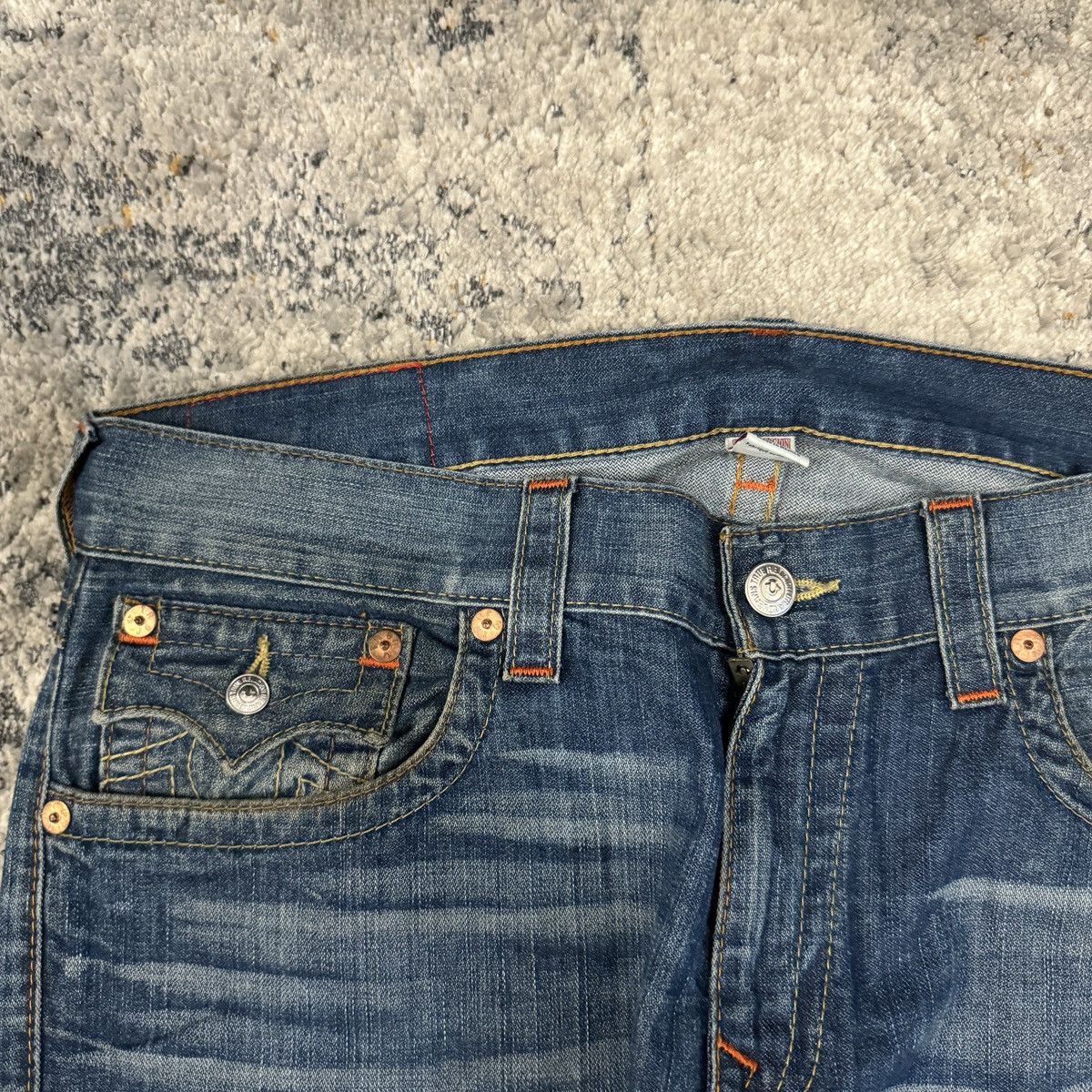 JNCO × True Religion × Vintage Vintage Y2K True Religion baggy wide leg jeans Size US 36 / EU 52 - 4 Thumbnail