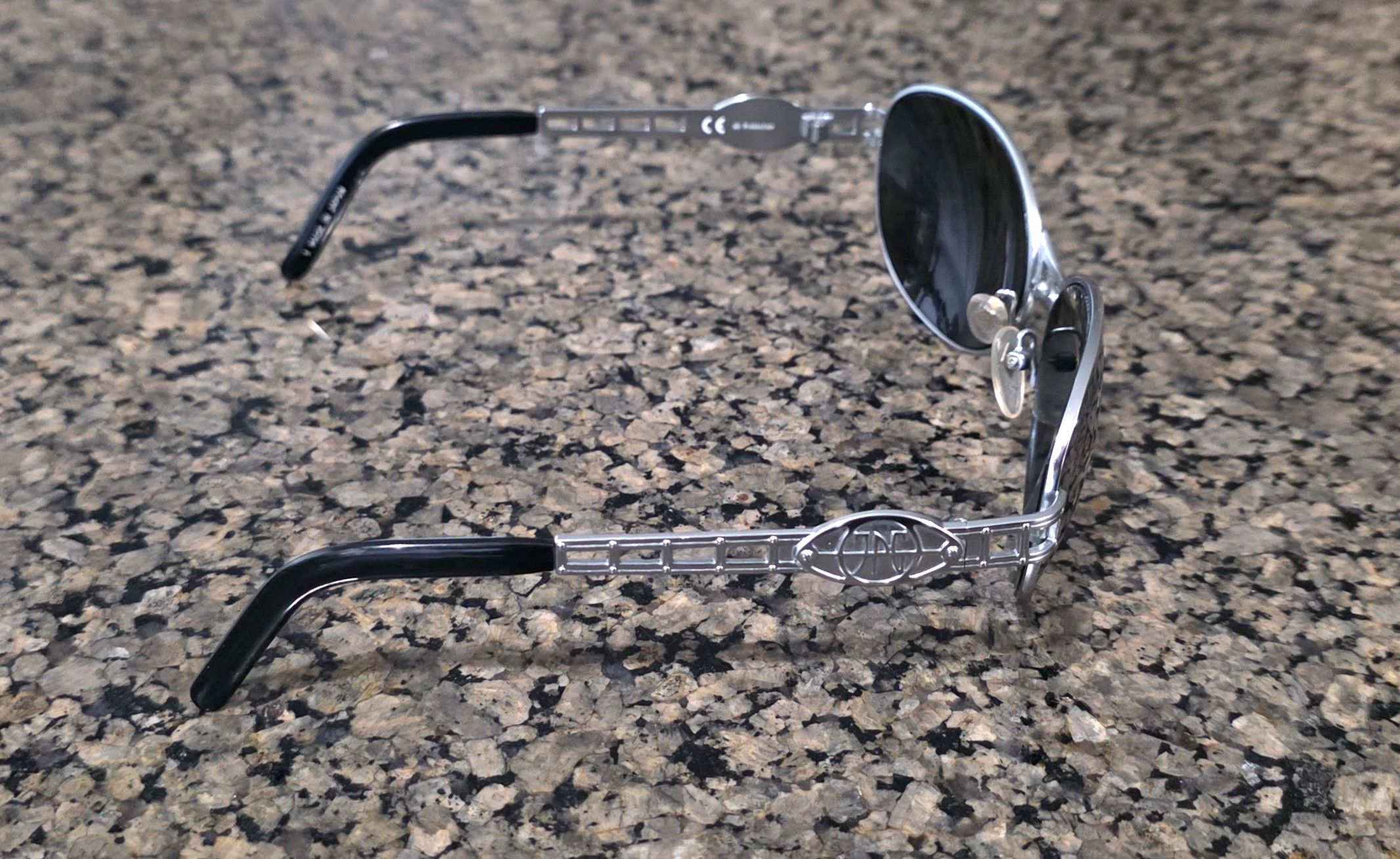 Jean Paul Gaultier Jean Paul Gaultier JPG Silver Color Mirrored Lenses Size ONE SIZE - 6 Thumbnail