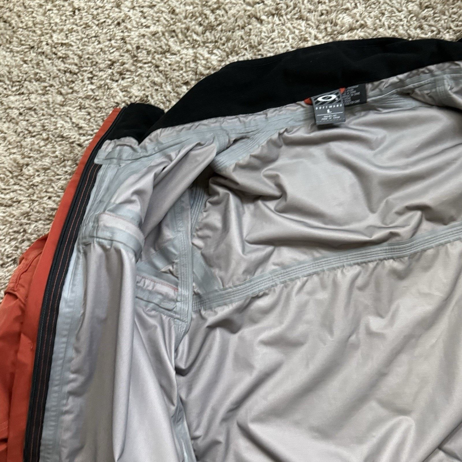 Oakley × Vintage RARE Vintage Y2K Oakley Software Ski Jacket Orange Size L Size US L / EU 52-54 / 3 - 12 Thumbnail