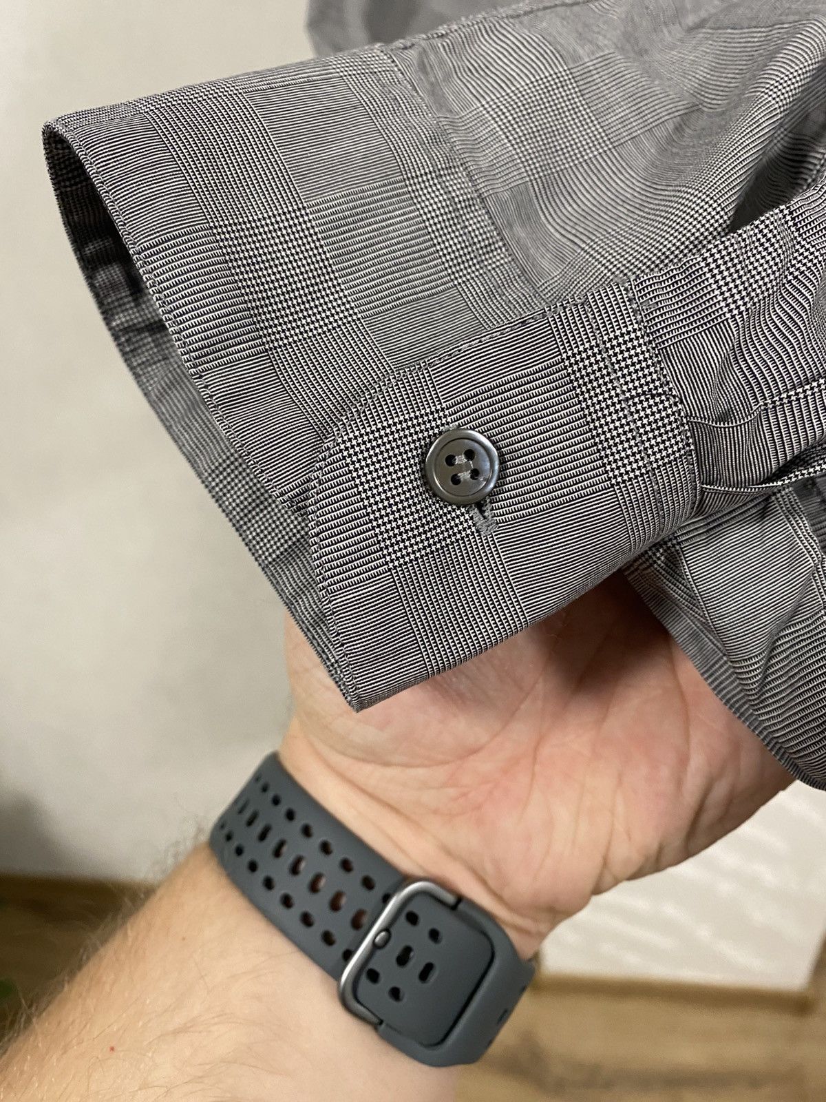 Studio Nicholson Studio Nicholson Of Wales Check Cotton Shirt AW18 Sampling Size US M / EU 48-50 / 2 - 8 Thumbnail