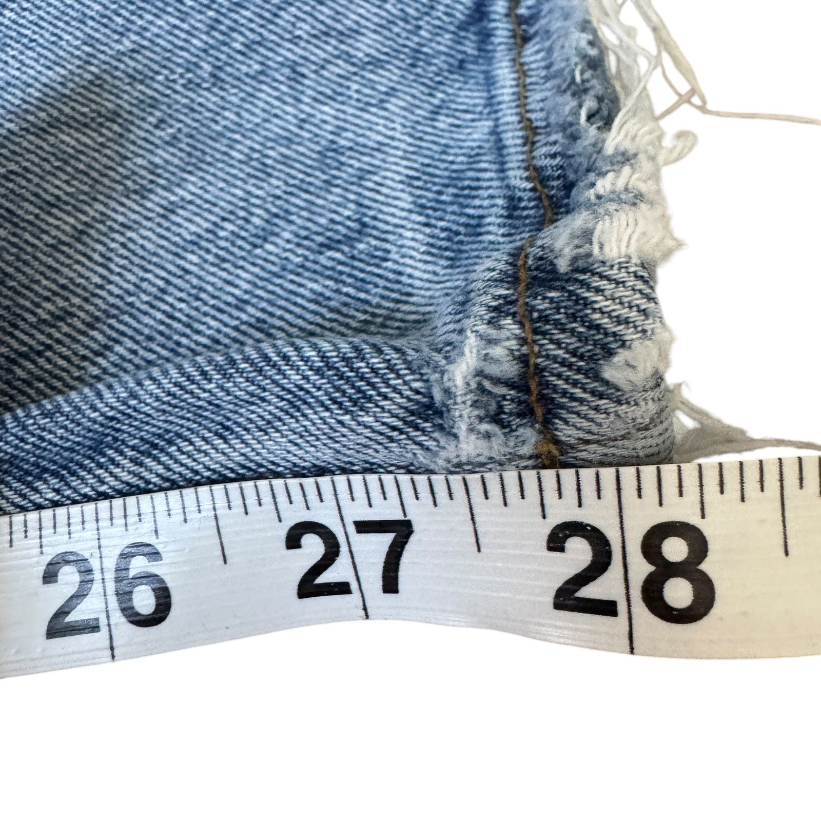 Agolde AGOLDE 90s Mid Rise loose Jean Major Wash Distressed Size 23" - 10 Thumbnail