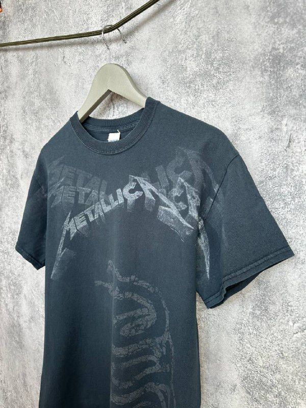 Metallica Metallica Black Album Faded Snake T-Shirt 2013 Black Tee Size US M / EU 48-50 / 2 - 5 Thumbnail