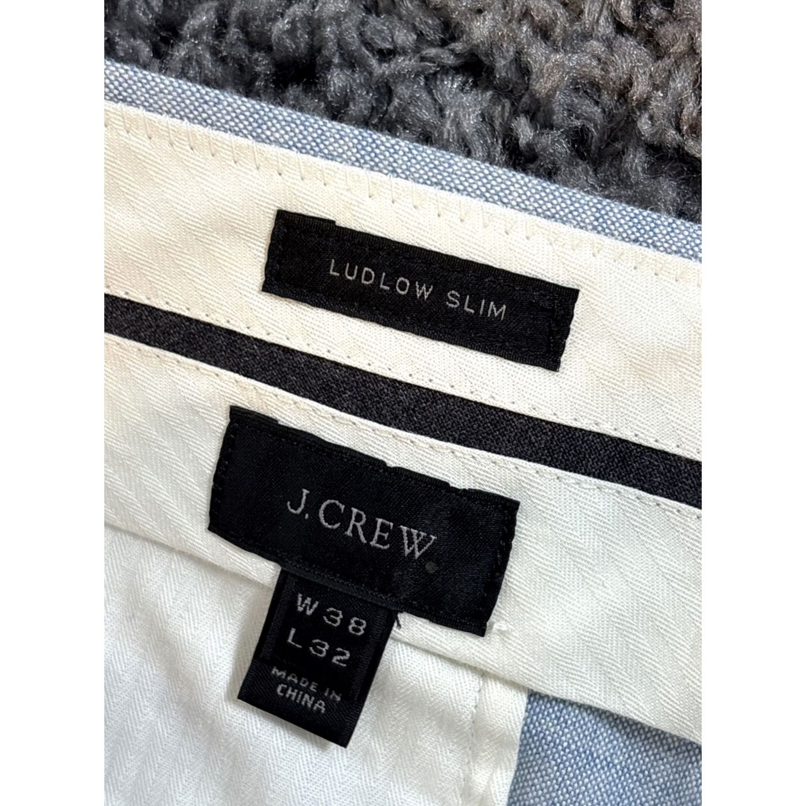 J.Crew J.CREW Slim Fit Dress Pants 38x29 Blue Wool Blend Modern Tapered Flat Front Slacks Men’s Denim? Size US 38 / EU 54 - 5 Thumbnail