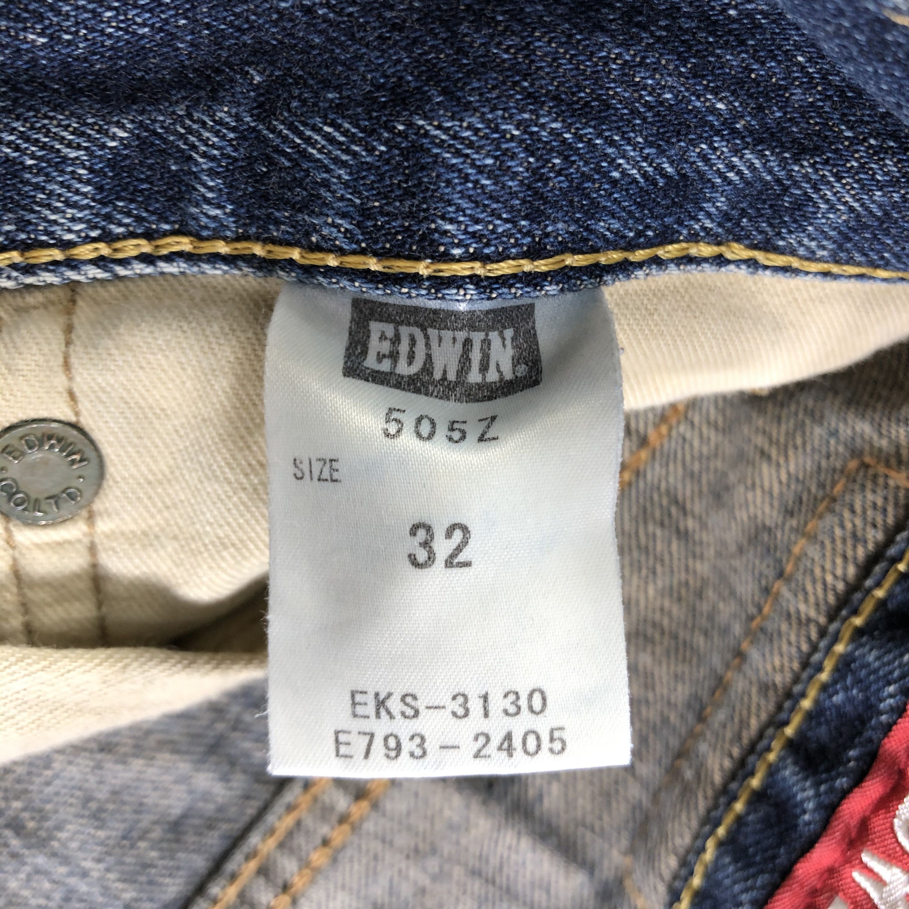 Edwin Vintage Edwin Selvedge Jeans Faded Blue Denim KJ2276 Size US 32 / EU 48 - 10 Thumbnail