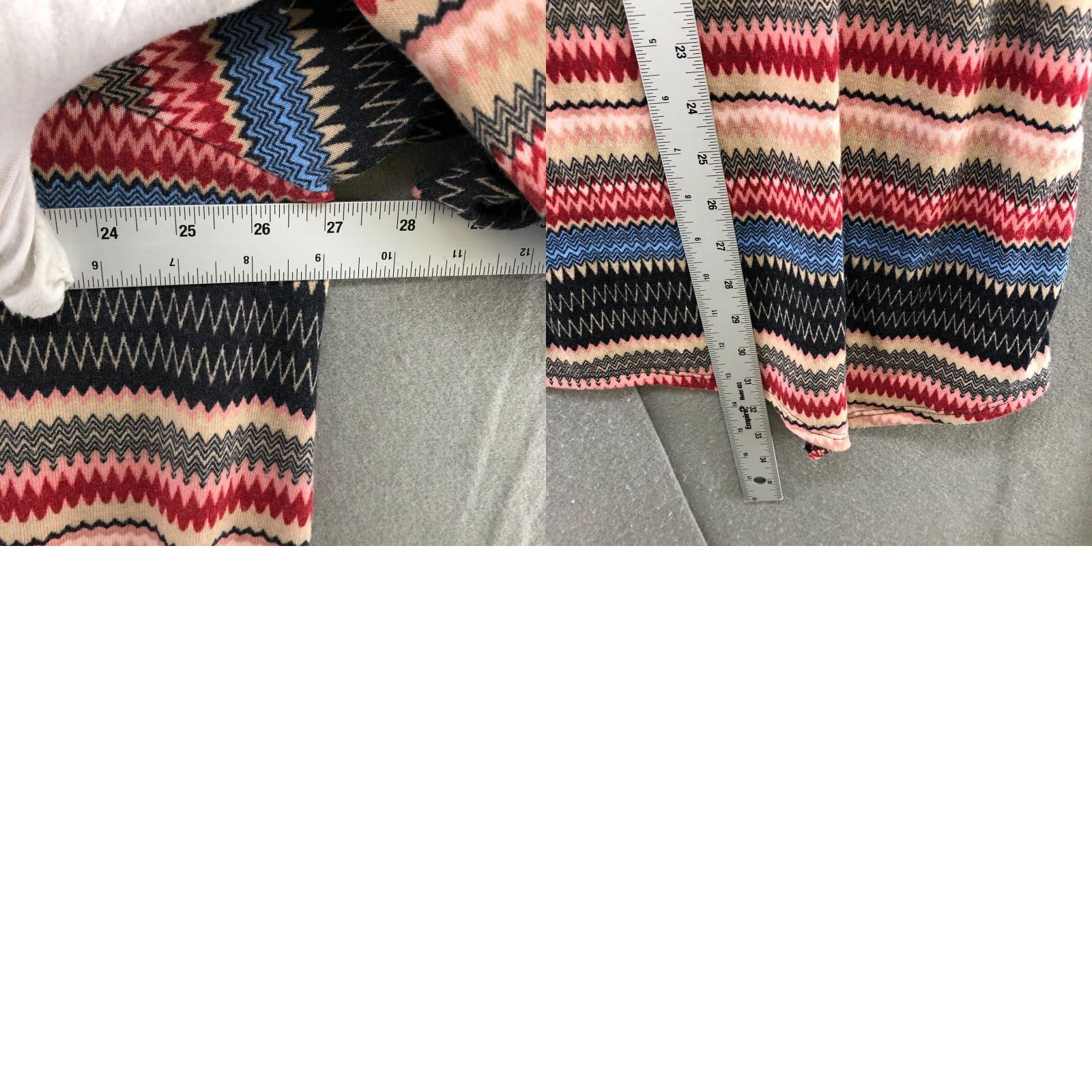 Vintage Robert Louis Top Womens 3X Tunic Western Print Cut Out Asymmetric 3/4 Sleeve NWT Size XXL / US 16-18 / IT 52-54 - 8 Thumbnail
