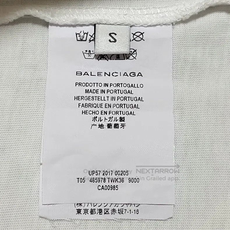 Balenciaga Balenciaga Buckle Short-Sleeve T-Shirt Size US S / EU 44-46 / 1 - 5 Thumbnail