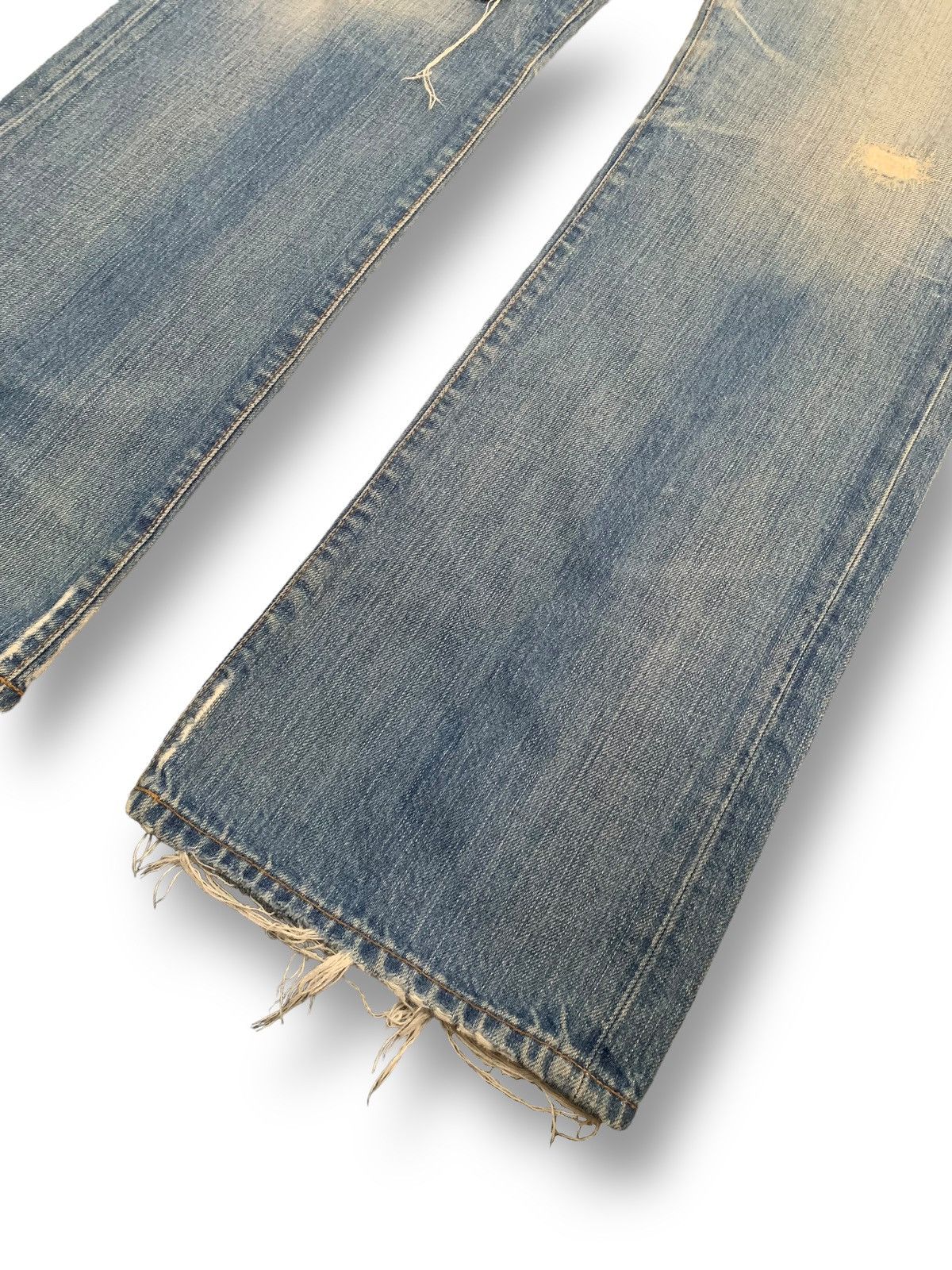 KMRii Vintage Adriano Goldschmied Mud Wash Loose Distressed Jeans Size US 34 / EU 50 - 11 Thumbnail