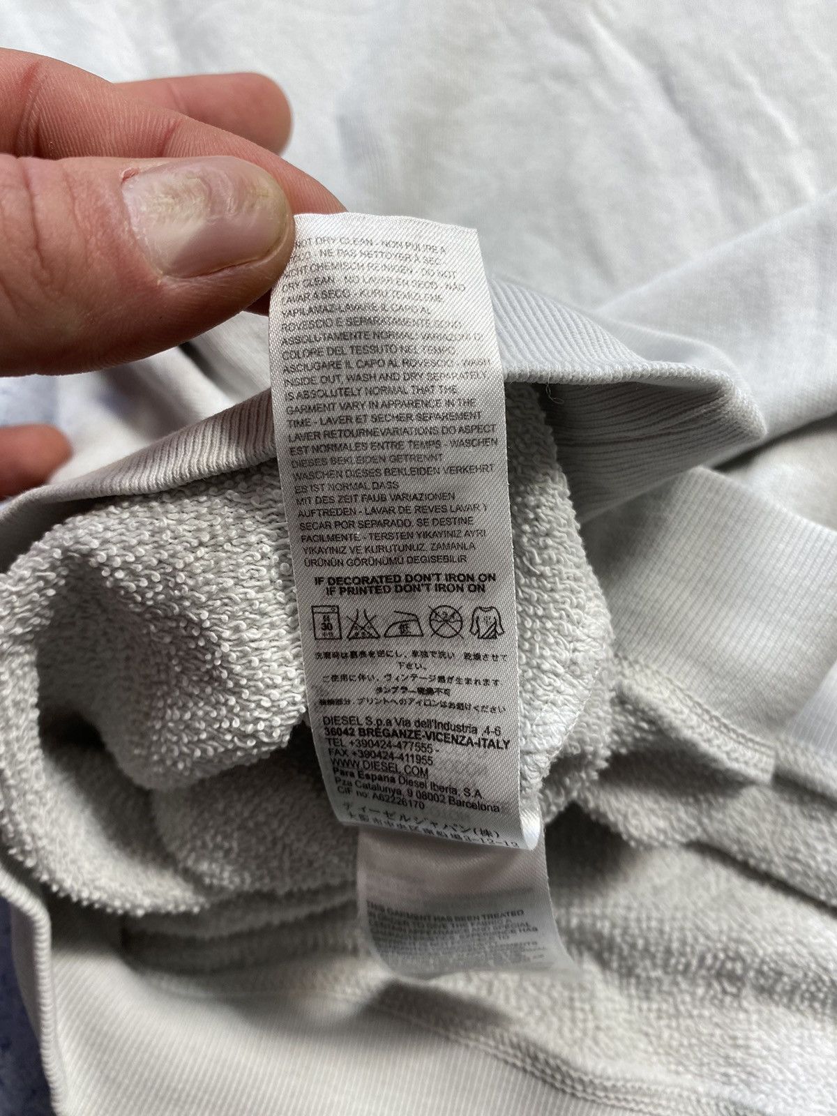 Diesel Diesel Men’s Sweatshirt Size Small With Mini Logo Size US S / EU 44-46 / 1 - 19 Thumbnail