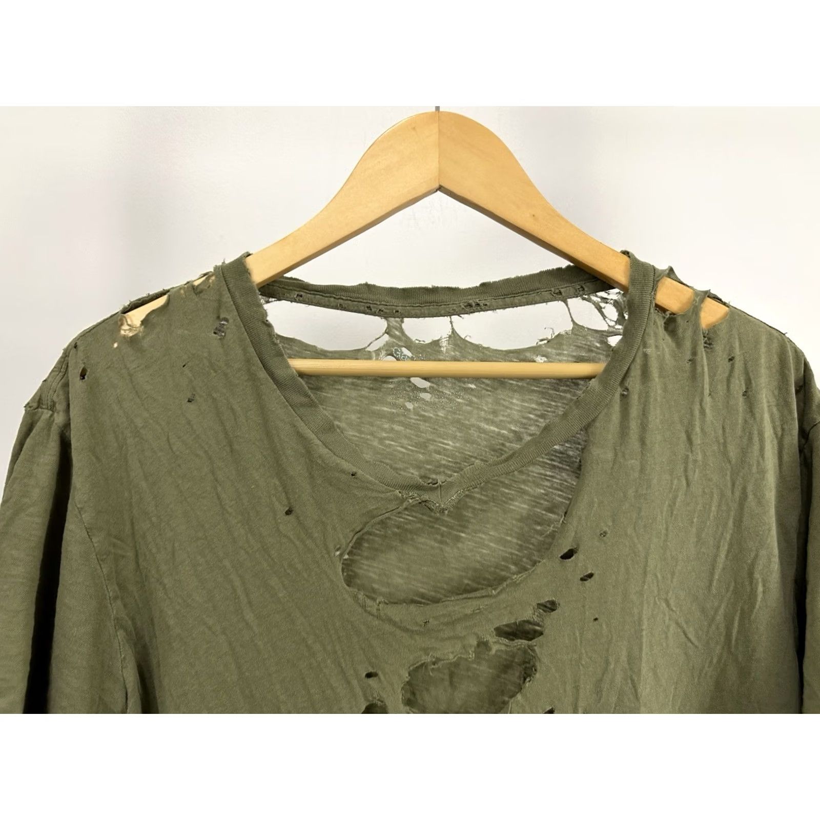 Gap VTG Gap T-Shirt Mens M Green Distressed WIP Workwear Grunge Short Sleeve Size US M / EU 48-50 / 2 - 5 Thumbnail