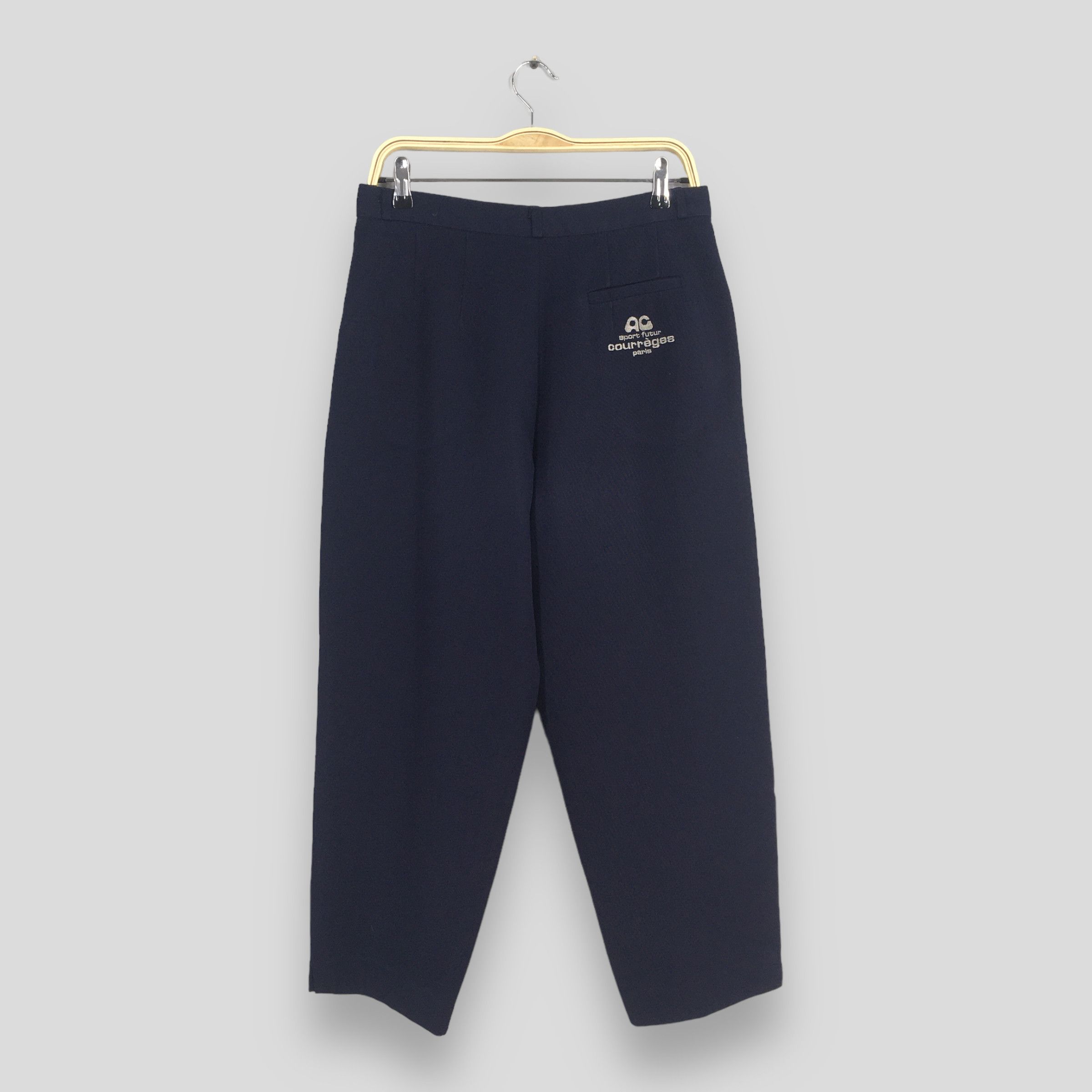 Size 29x24.5 Courreges Sport Futur Casual Wool Pants