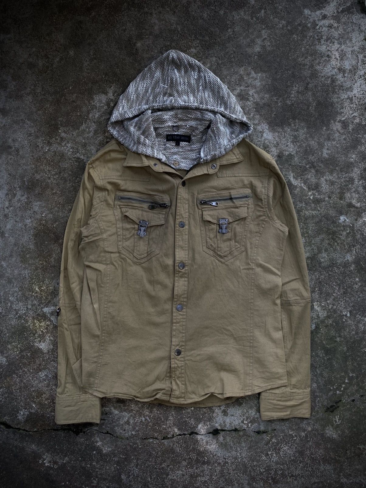 Japanese Brand IN THE ATTIC LAYERED HOODIE Size US M / EU 48-50 / 2 - 1 Thumbnail