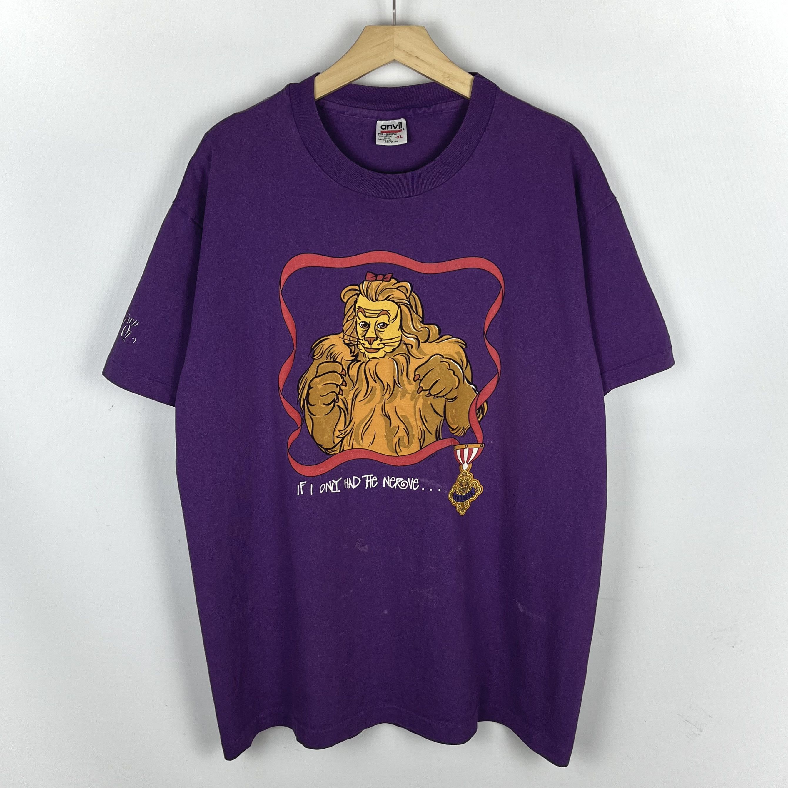 Cartoon Network Vintage The Wizard Of Oz Cartoon Rare T shirt 90’s Size US XL / EU 56 / 4 - 1 Thumbnail