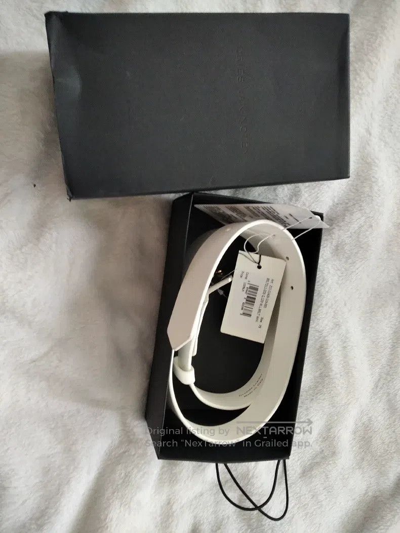 Dries Van Noten Dries Van Noten White Cowhide Belt Size ONE SIZE - 1 Thumbnail