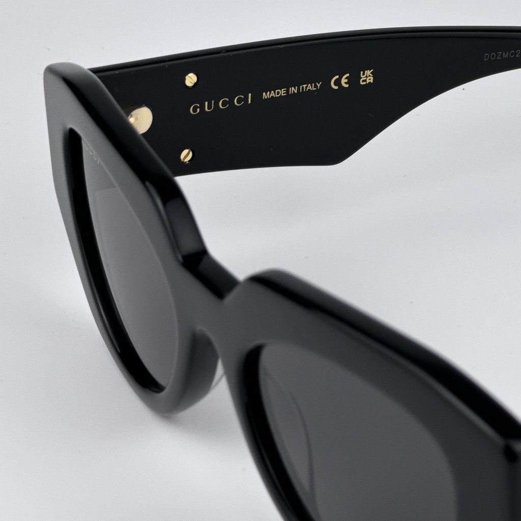 Gucci NEW Gucci GG1544S 002 Burgundy Brown Women Oval Sunglasses Size ONE SIZE - 5 Thumbnail