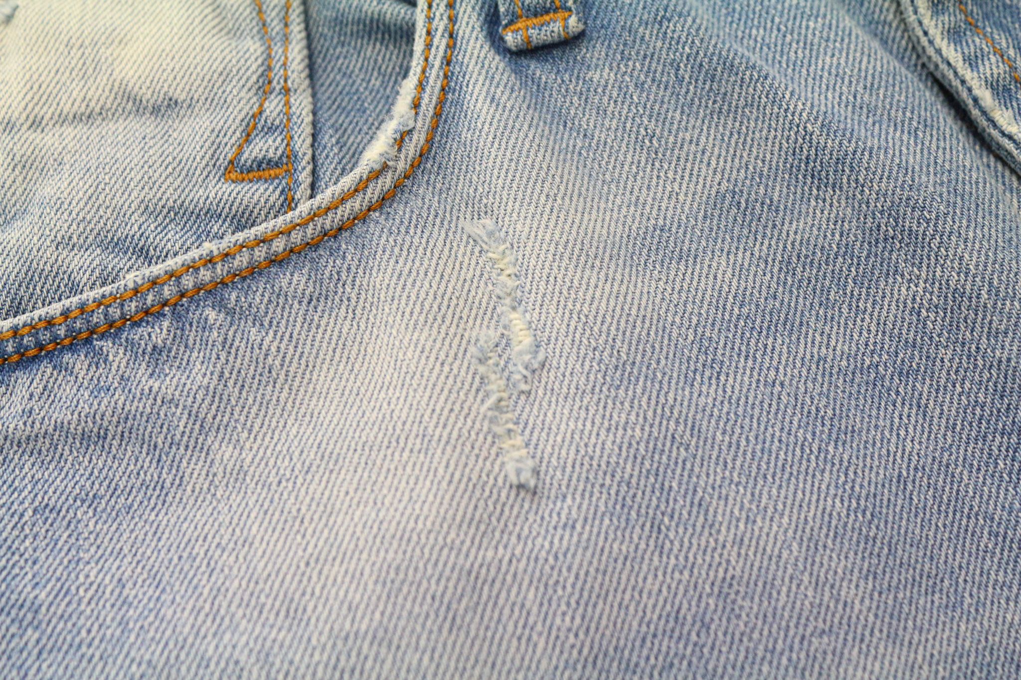 Takeshy Kurosawa W34 Slim Fit Light Blue Cotton Washed Jeans 75369 Size US 34 / EU 50 - 8 Thumbnail