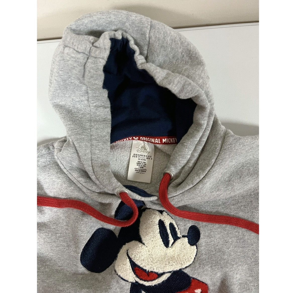Disney Disney Gray Mickey Mouse Pullover Sweatshirt Hoodie XS ♥️🩶✨ Size US XS / EU 42 / 0 - 3 Thumbnail