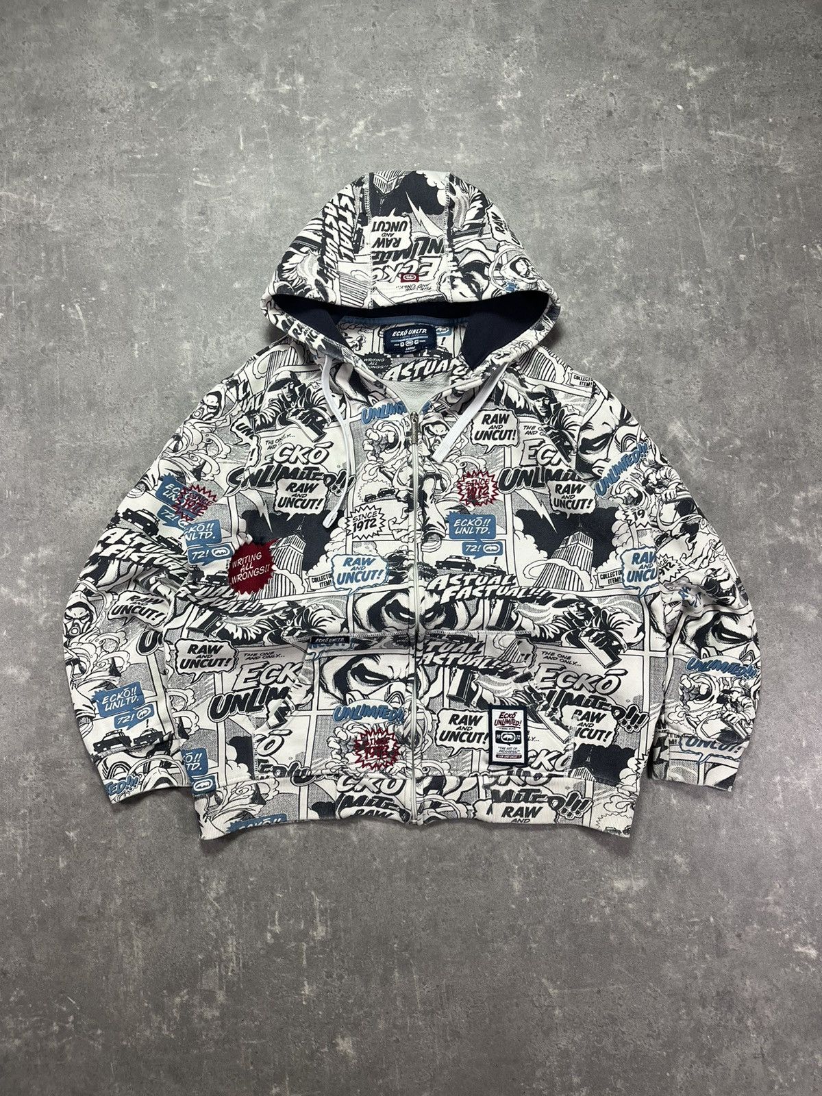 Ecko Unltd. Ecko Unltd. AOP Comic Book Baggy Zip Hoodie L XL Size US L / EU 52-54 / 3 - 1 Thumbnail