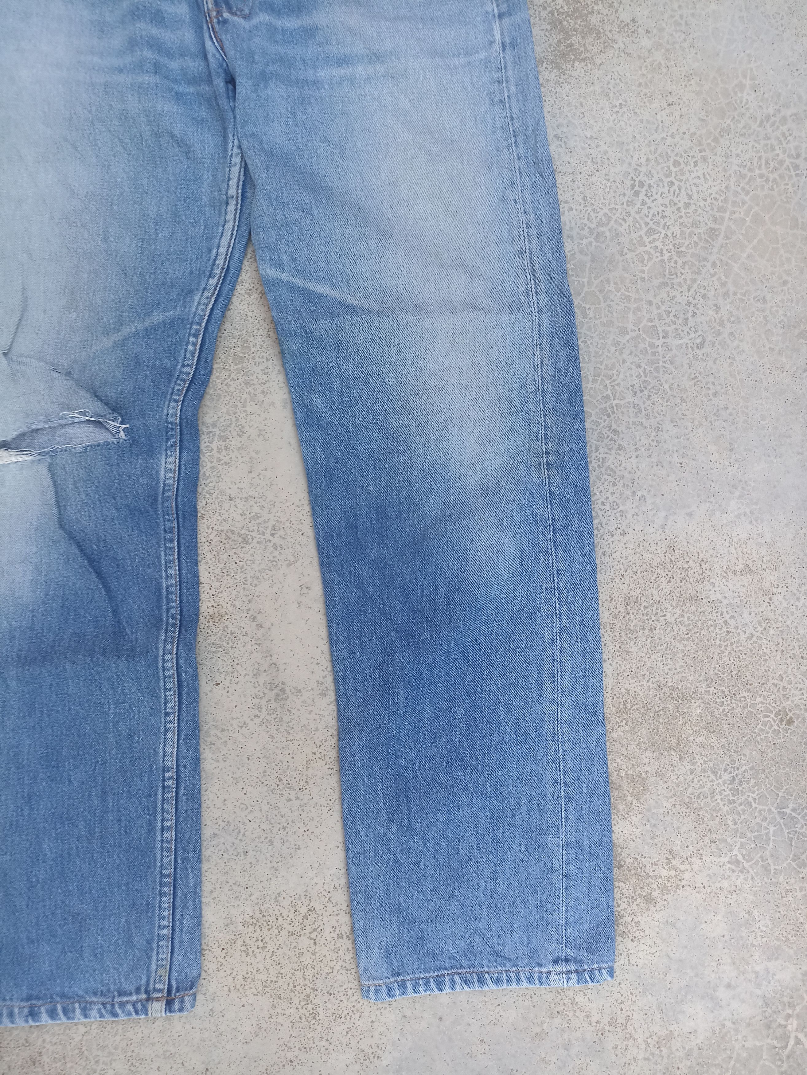 Levi's 🔥 Vtg 90s Vintage Levis 501 jeans Usa faded distressed Size US 30 / EU 46 - 5 Thumbnail