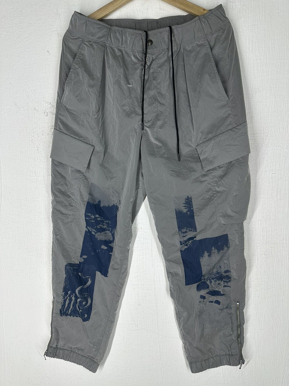 Takashi Murakami Vtg Estnation Amane Murakami Cargo Nylon Pant Size US 31 - 7 Thumbnail