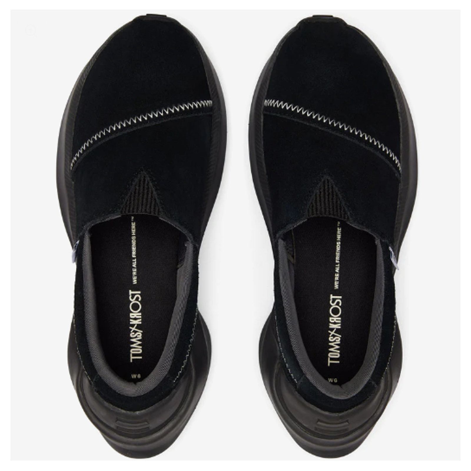 Toms NIB The Gamma KROST x TOMS Black Sneakers Slip-On 13 P$140 Size US 13 / EU 46 - 17 Thumbnail