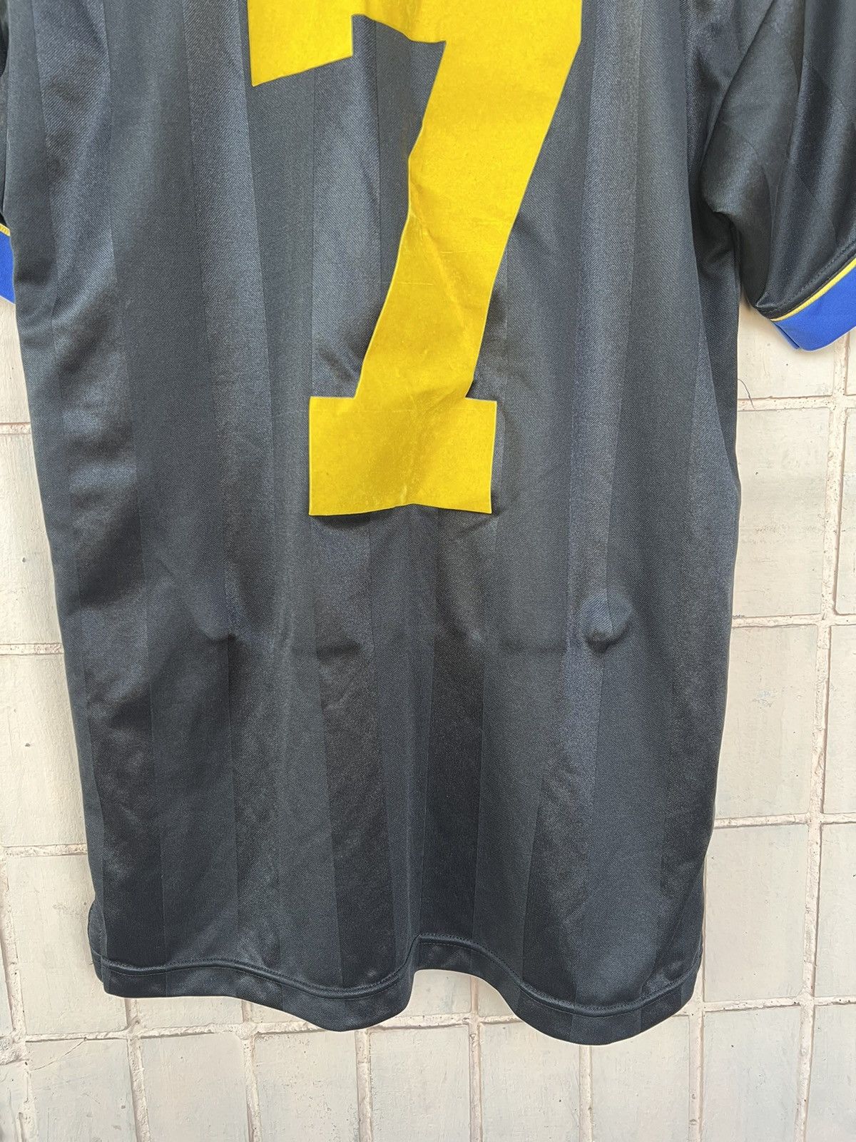 Vintage Vintage Manchester United Retro Soccer Jersey Score Draw #7 Size US S / EU 44-46 / 1 - 16 Thumbnail