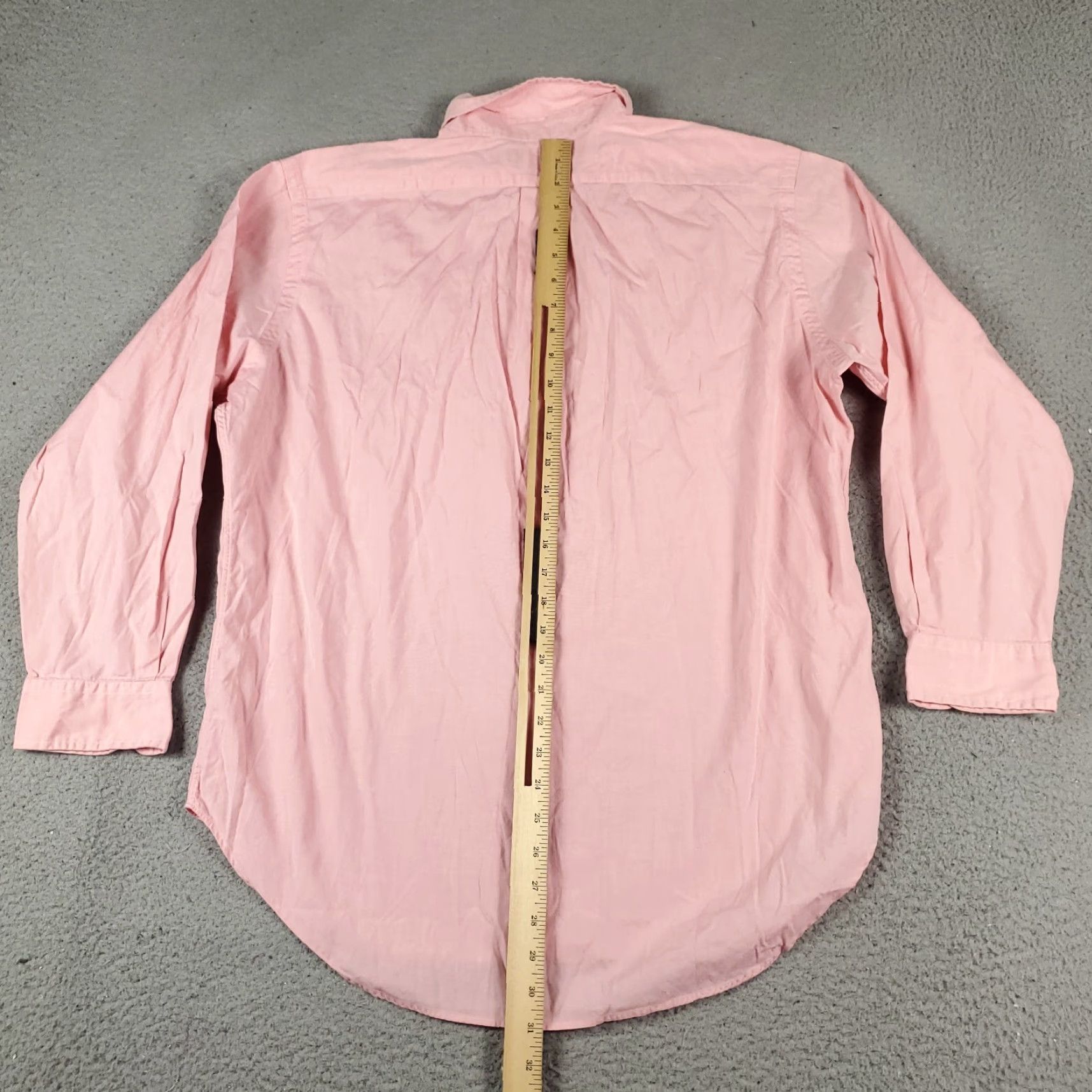 Ralph Lauren Ralph Lauren Shirt Mens 16.5 Pink Dress Button Up Long Sleeve Cotton Solid Size 42R - 5 Thumbnail
