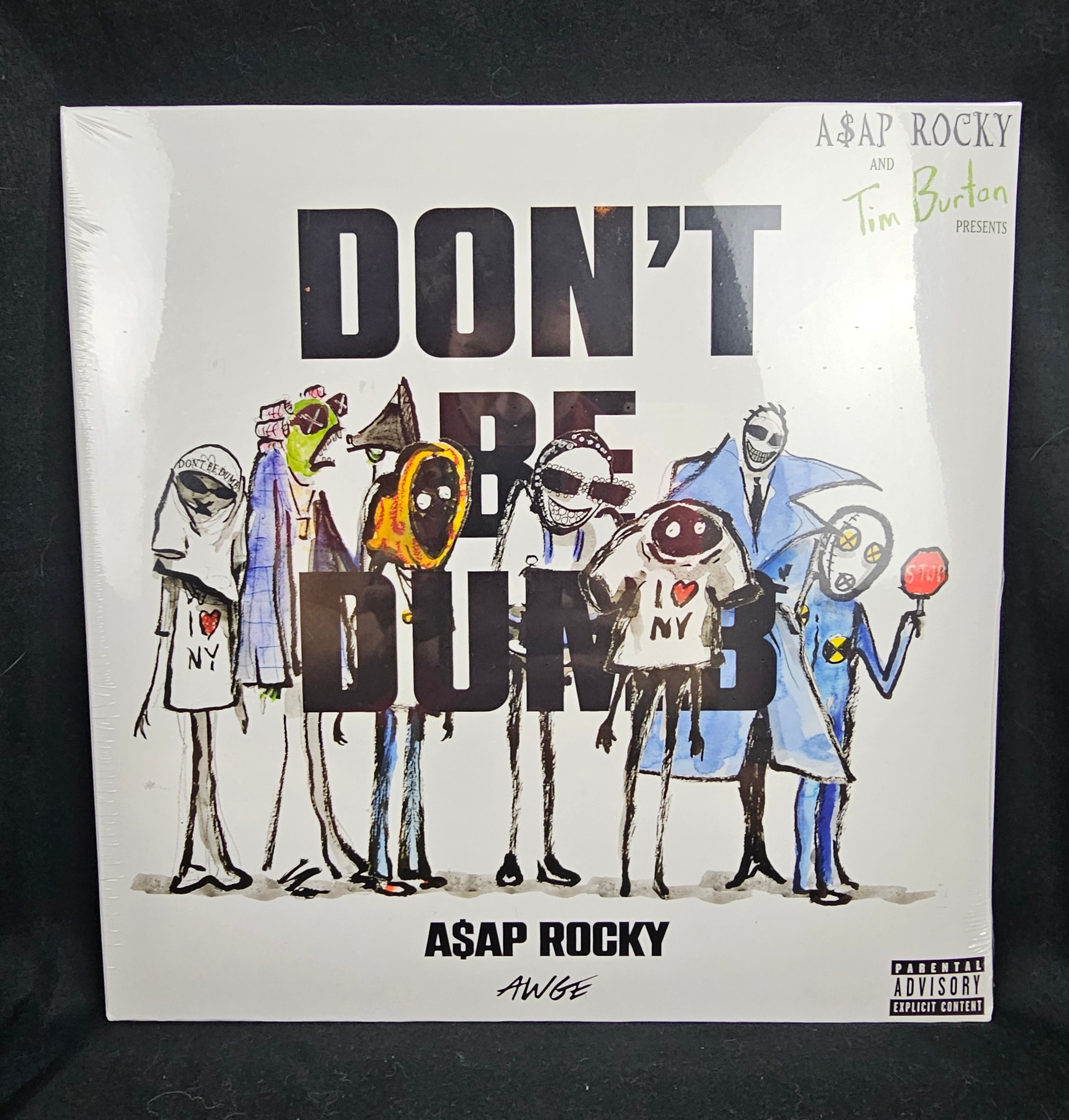 A$AP Rocky A$AP Rocky Don’t Be Dumb Signed Vinyl Set Of 4 Tim Burton Size ONE SIZE - 8 Thumbnail