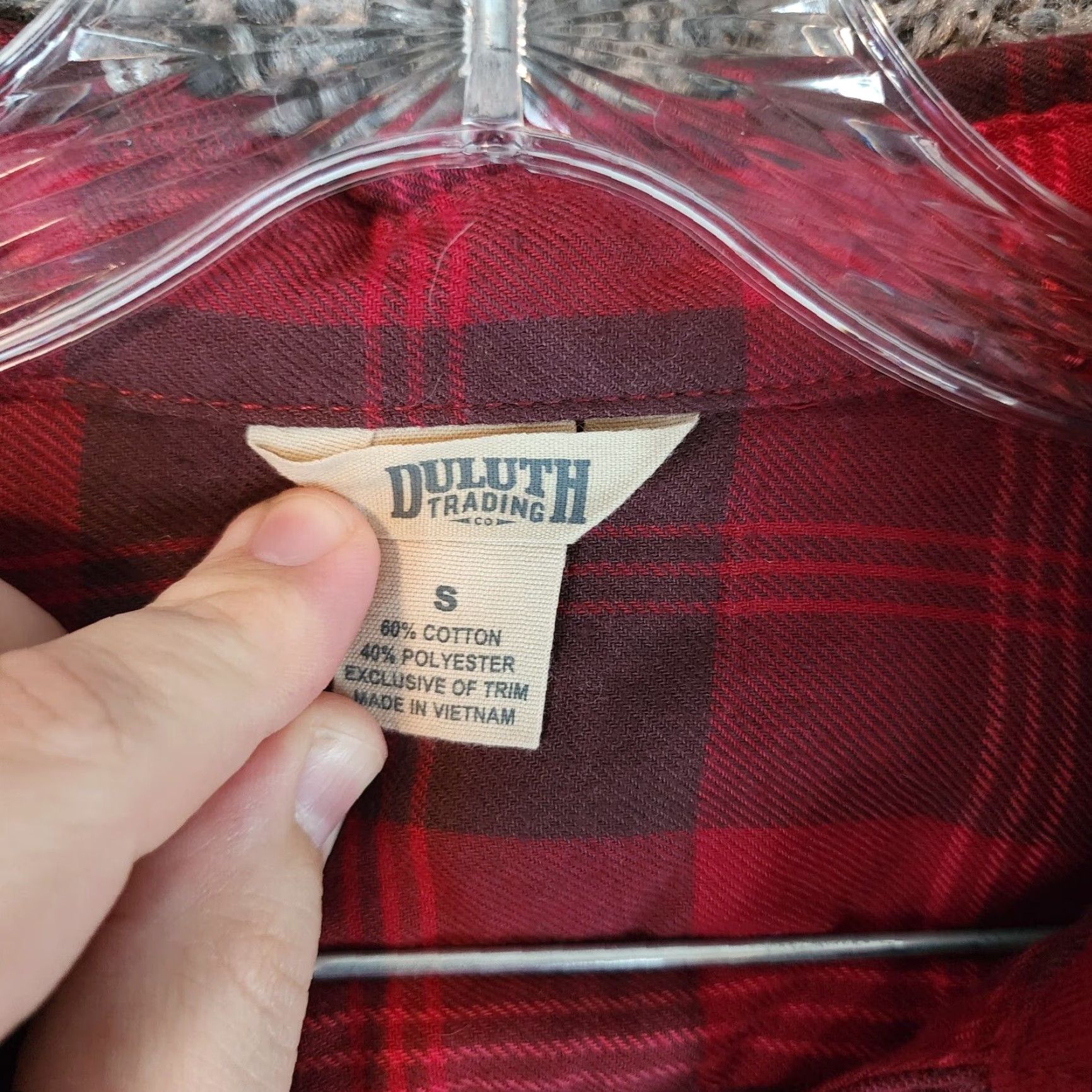 Vintage DULUTH Womens Shirt Red Plaid Long Sleeve Button-Up Size S Flannel Womens Size S / US 4 / IT 40 - 4 Thumbnail