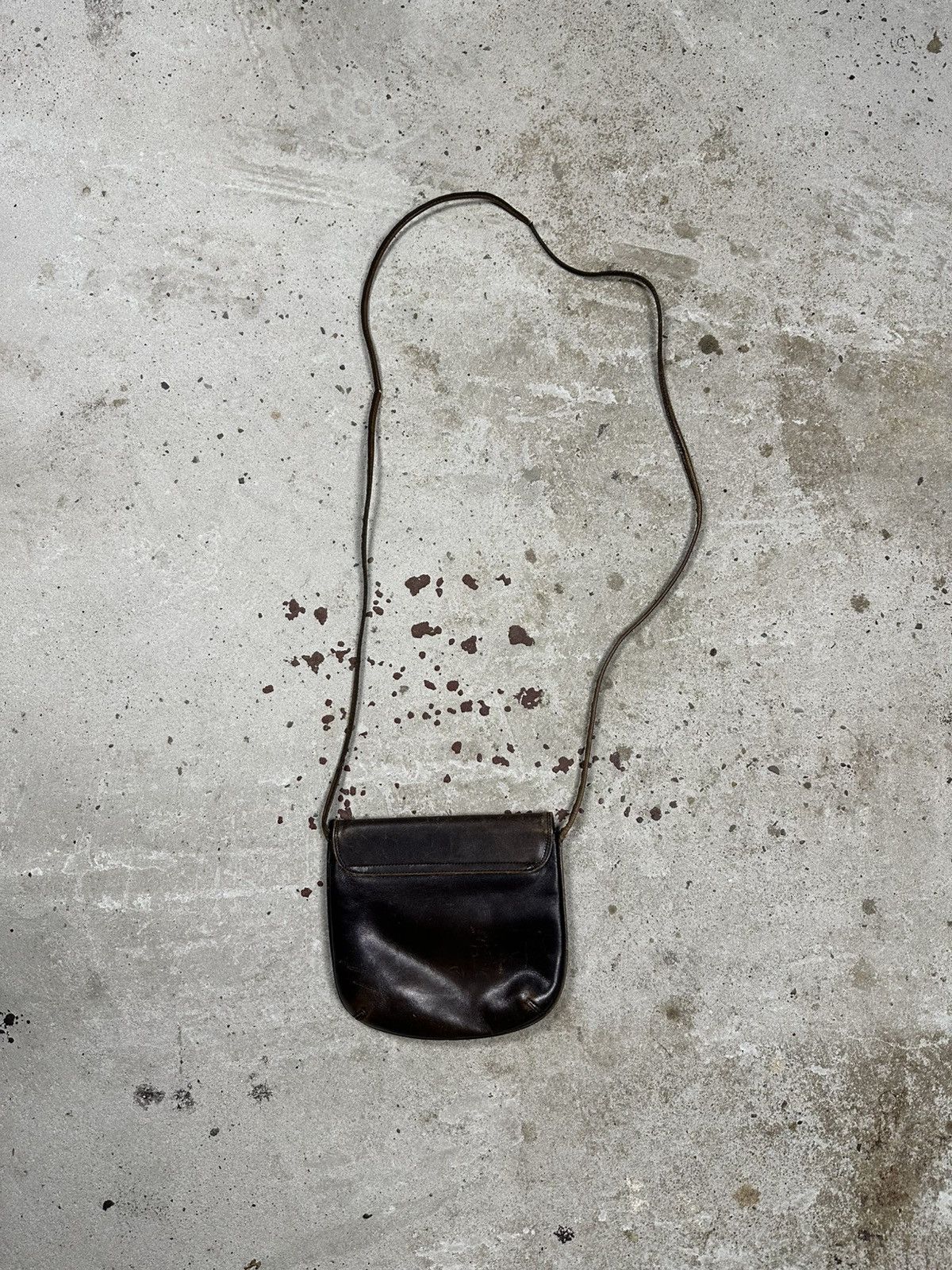 Etienne Aigner Vintage 90s Etienne Aigner Brown Leather Small Messenger Size ONE SIZE - 2 Thumbnail