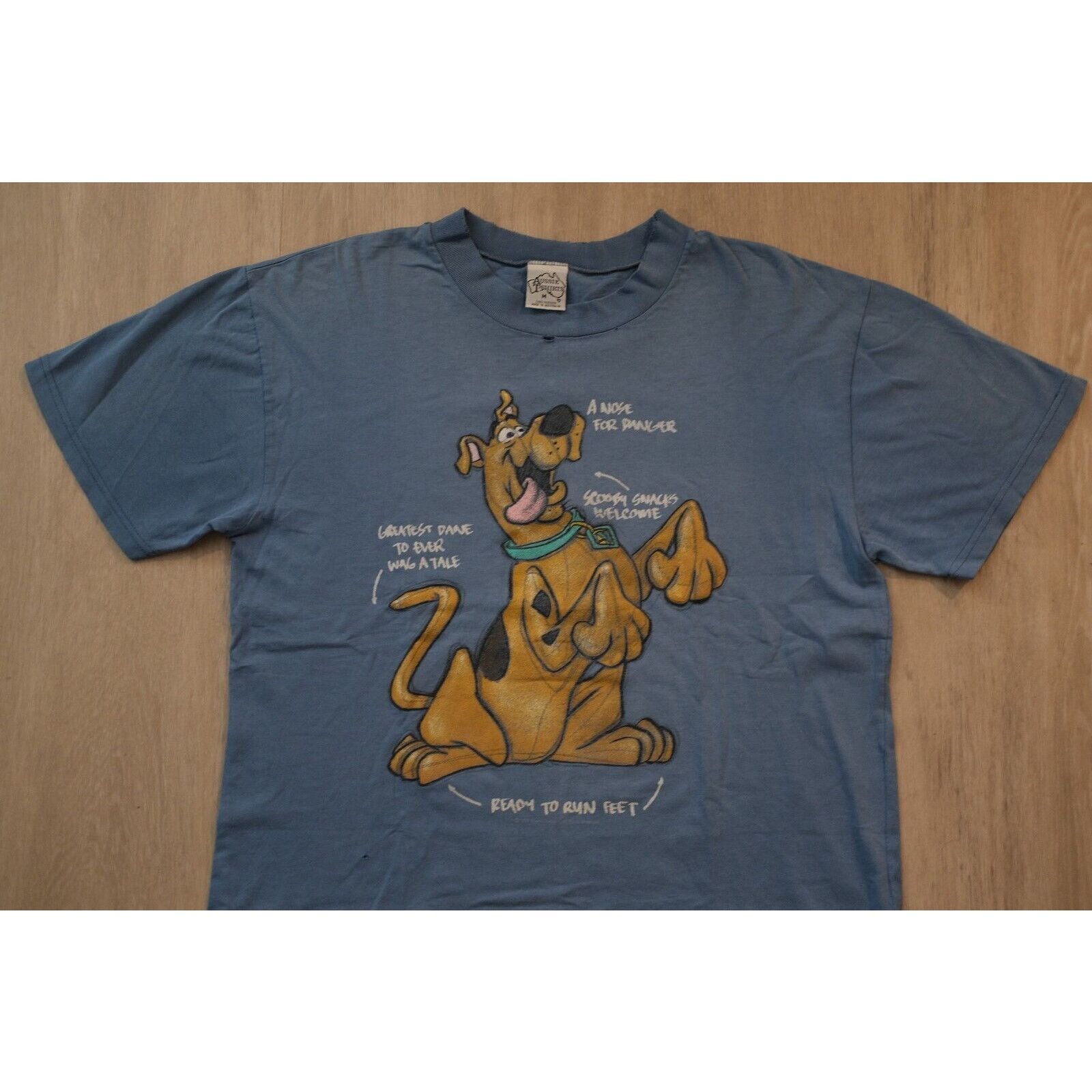 Other Vintage 90s Scooby-Doo Aussie T-Shirts M Double Stitch Size US M / EU 48-50 / 2 - 1 Thumbnail