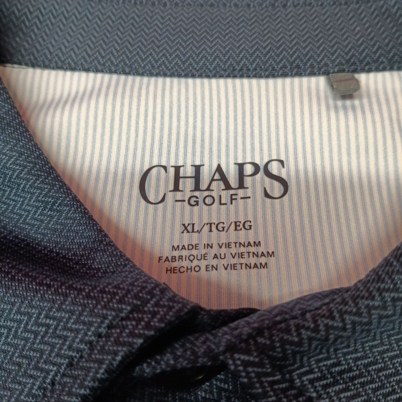 Chaps Chaps Golf Polo Shirt Men's XL Navy Blue Breathable Stretch Size US XL / EU 56 / 4 - 3 Thumbnail