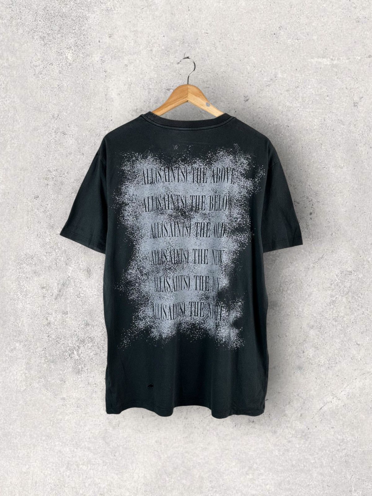 Allsaints AllSaints Shadow Stapm Box Logo Tee Size US M / EU 48-50 / 2 - 2 Thumbnail