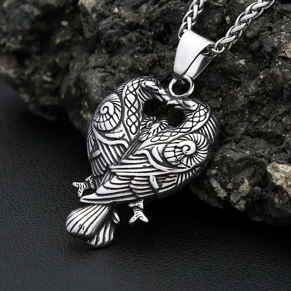 Other Double Raven Pendant Necklace Size ONE SIZE - 5 Thumbnail