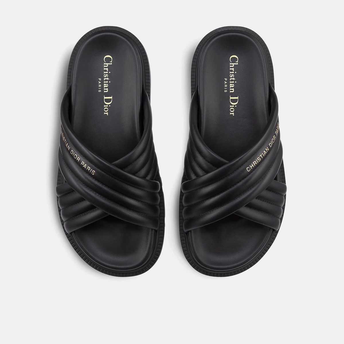 Dior o1bcso1str0225 D-Cross Slide in Black Size US 5 / IT 35 - 3 Thumbnail