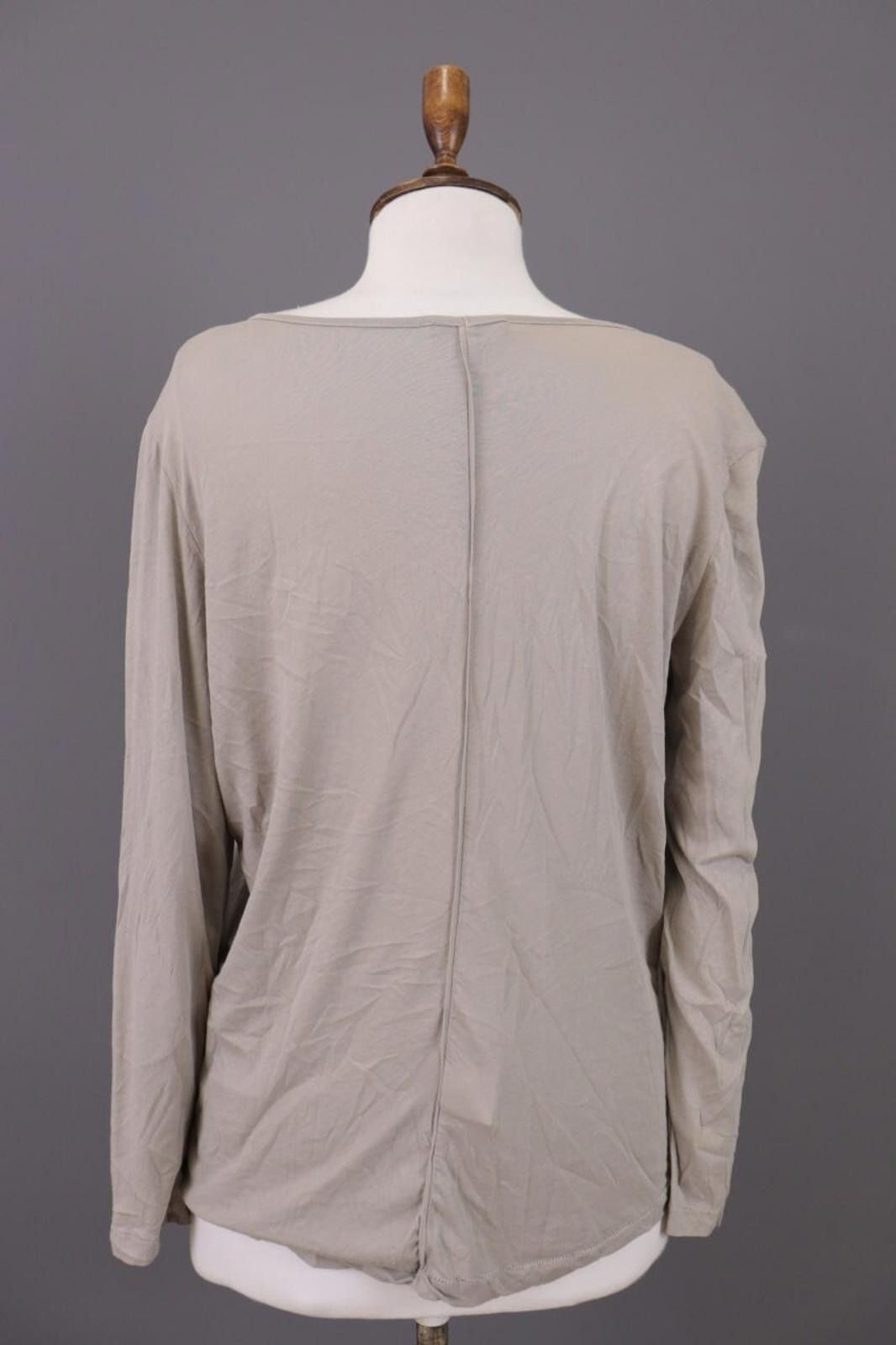 Oscar De La Renta Oska Beige Lagenlook Relaxed Pullover Top Size 2 / M Size XS / US 0-2 / IT 36-38 - 9 Thumbnail