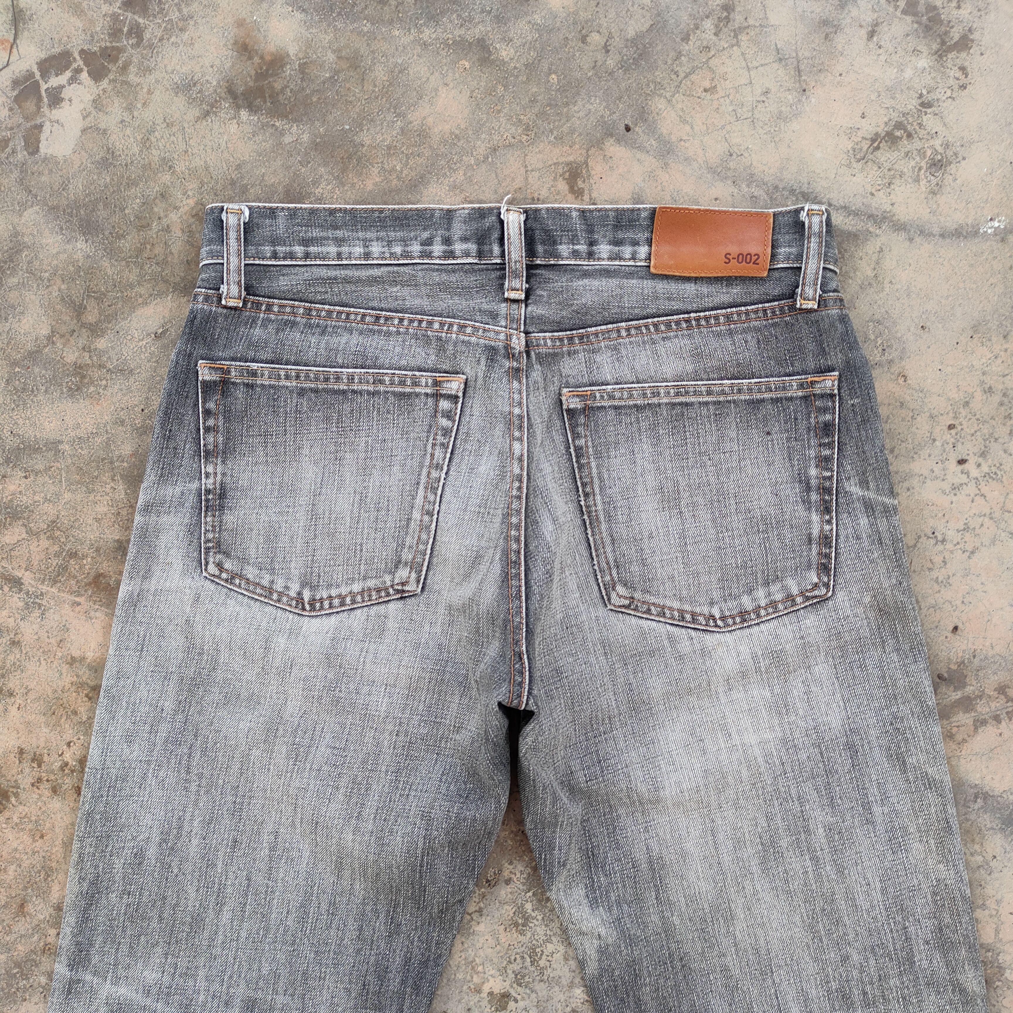Japanese Brand VINTAGE JAPAN S002 FADED BLACK RIPPED JEANS DENIM PANTS Size US 32 / EU 48 - 10 Thumbnail