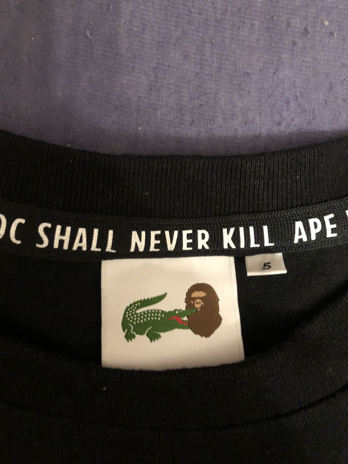 Bape × Lacoste Bape x Lacoste Tee Size US XL / EU 56 / 4 - 2 Thumbnail