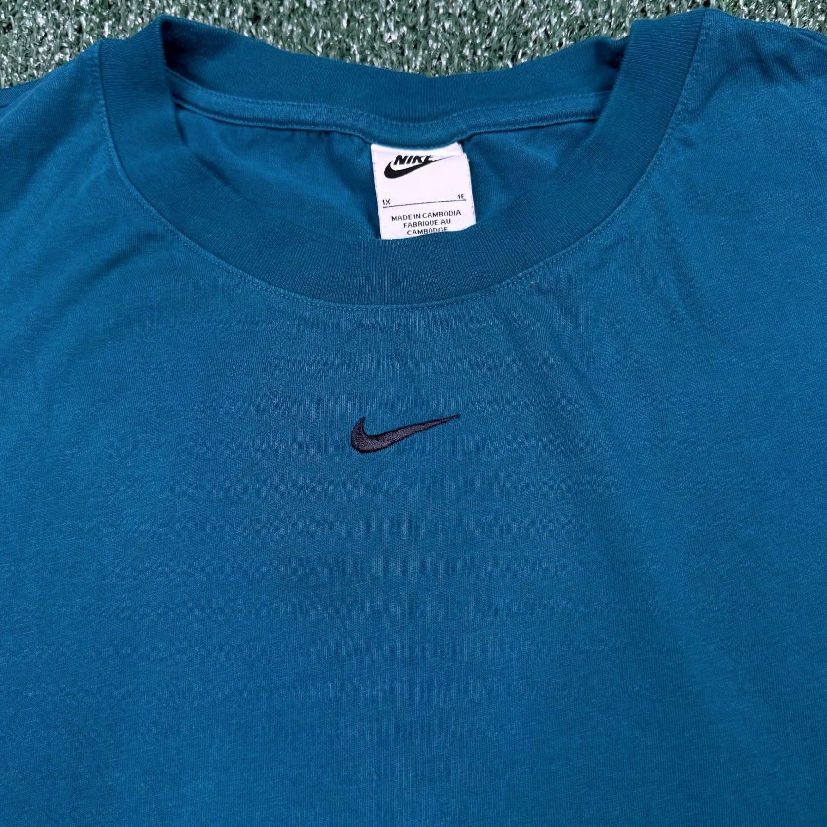 Nike Nike Dri-FIT T Shirt Women's 1X Blue Short Sleeve Running Plus Shirt Size XL / US 12-14 / IT 48-50 - 4 Thumbnail