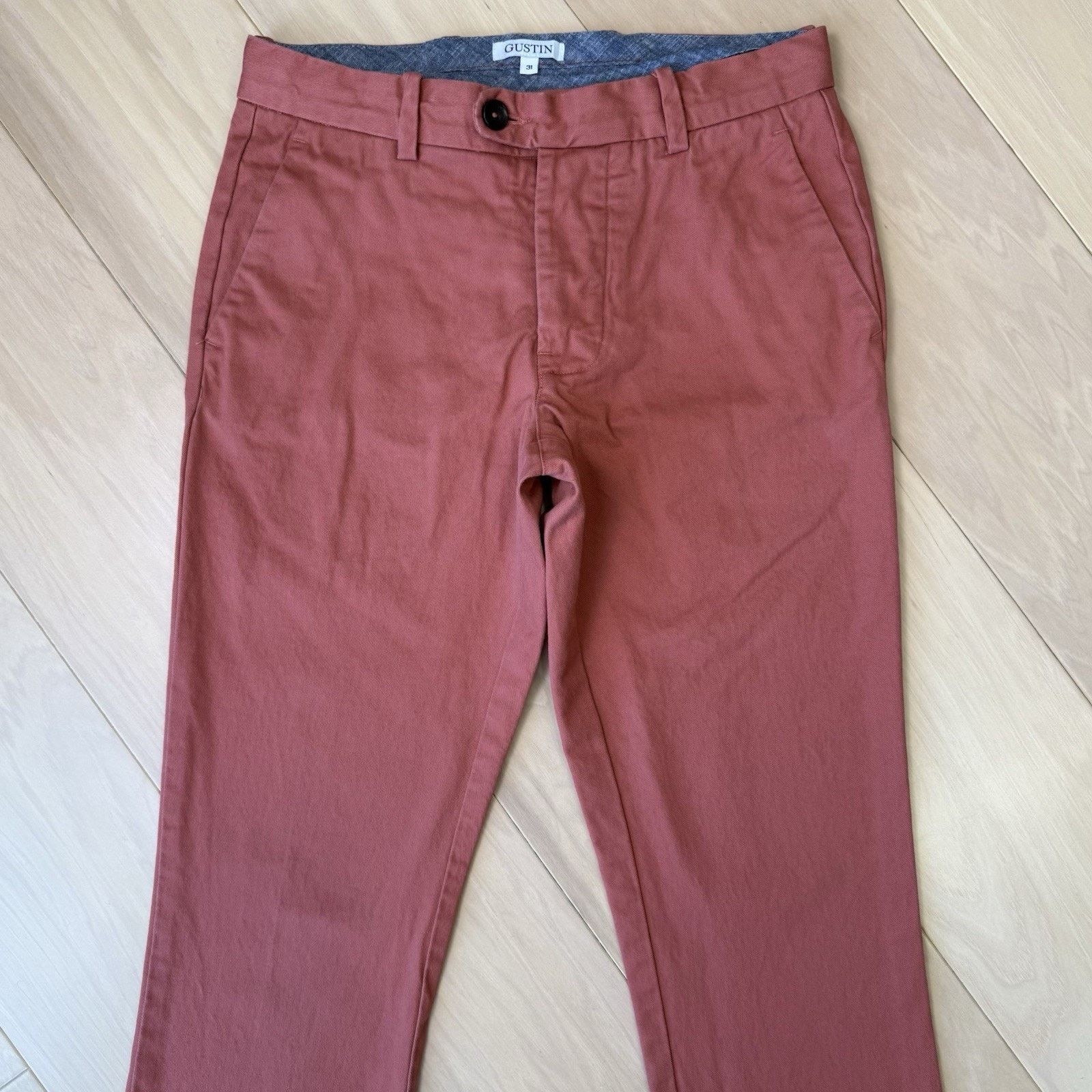Gustin Gustin American Chino Pants 30 Nautical Red Sim California Size US 30 / EU 46 - 3 Thumbnail