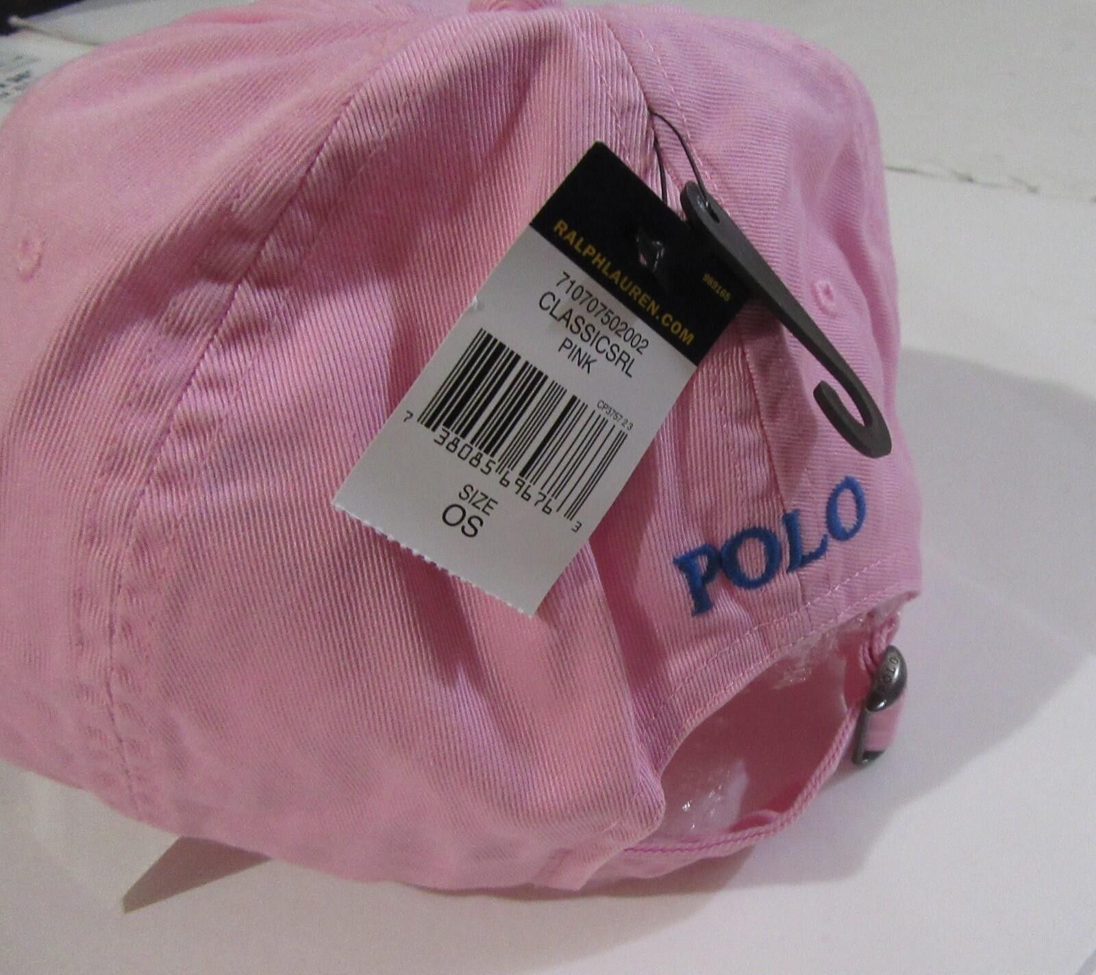 Polo Ralph Lauren Polo Ralph Lauren Mens Baseball Ball Cap Hat Pony NWT Size ONE SIZE - 3 Thumbnail