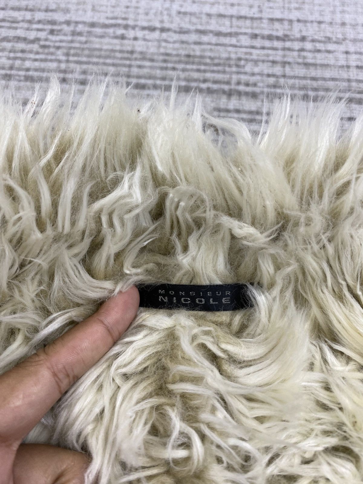 Le Grande Bleu (L.G.B.) × Nicole Club × Vintage Vintage Monsieur Nicole Corduroy Sherpa Coat Jacket Size US M / EU 48-50 / 2 - 11 Thumbnail